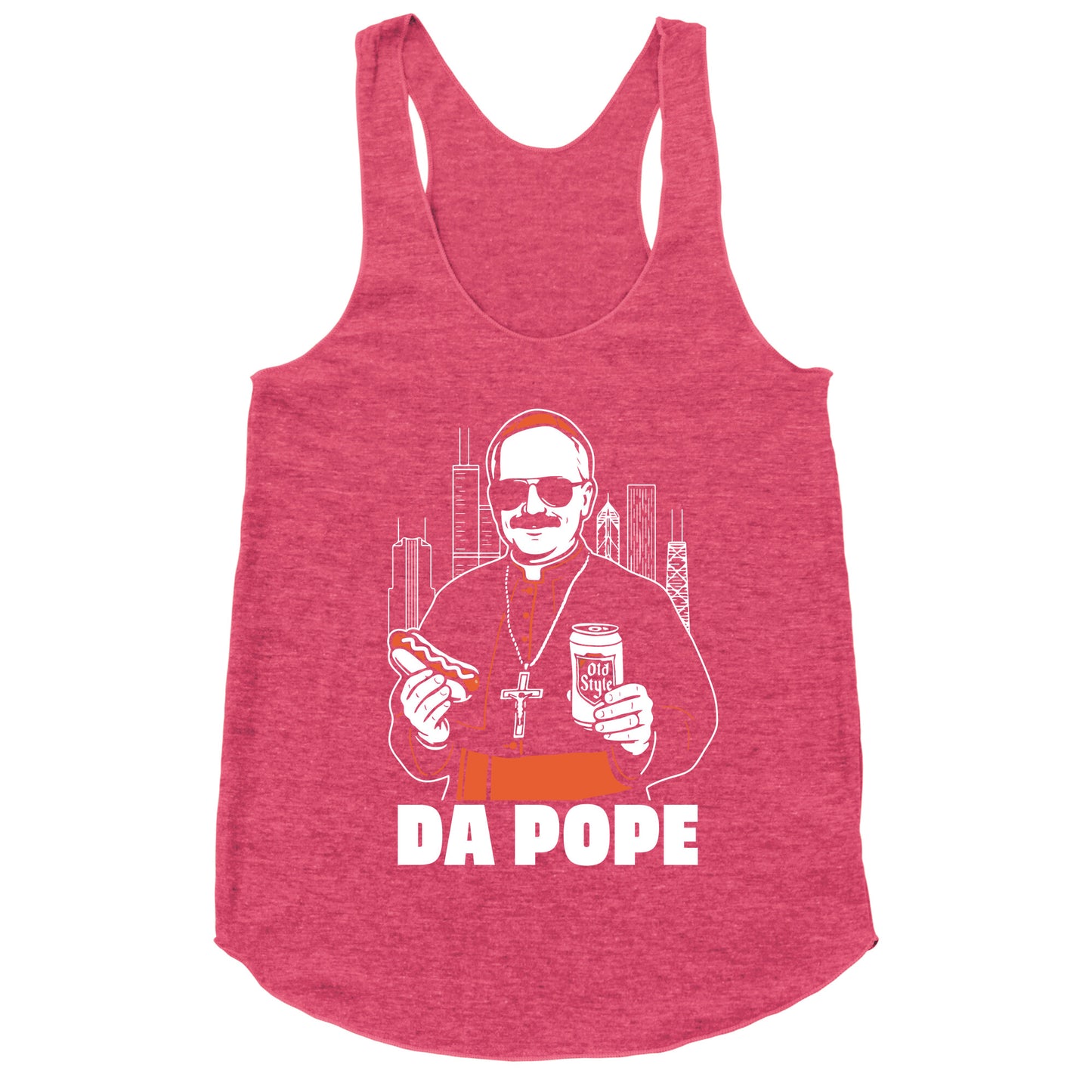 Da Pope Leo Racerback Tank