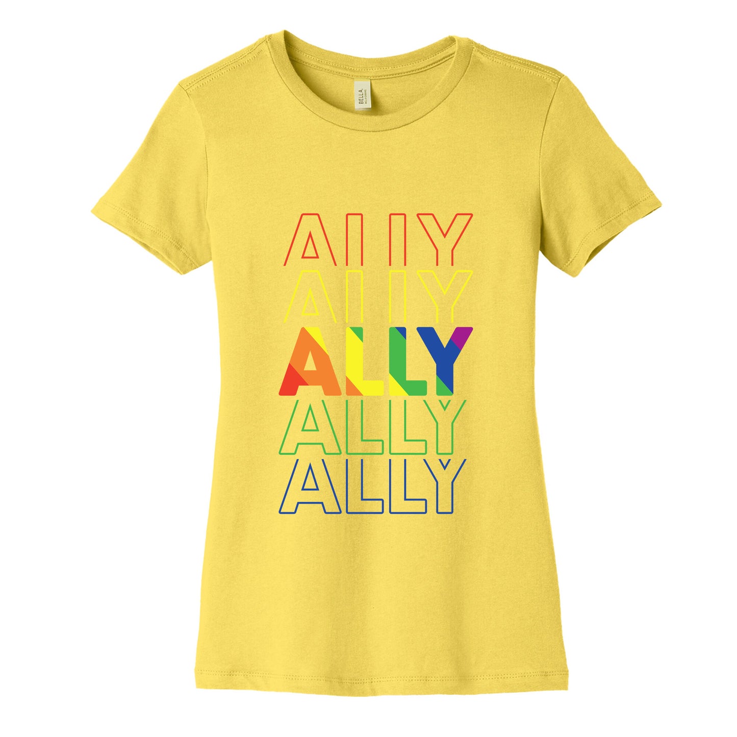 Pride Ally Womens Cotton Tee