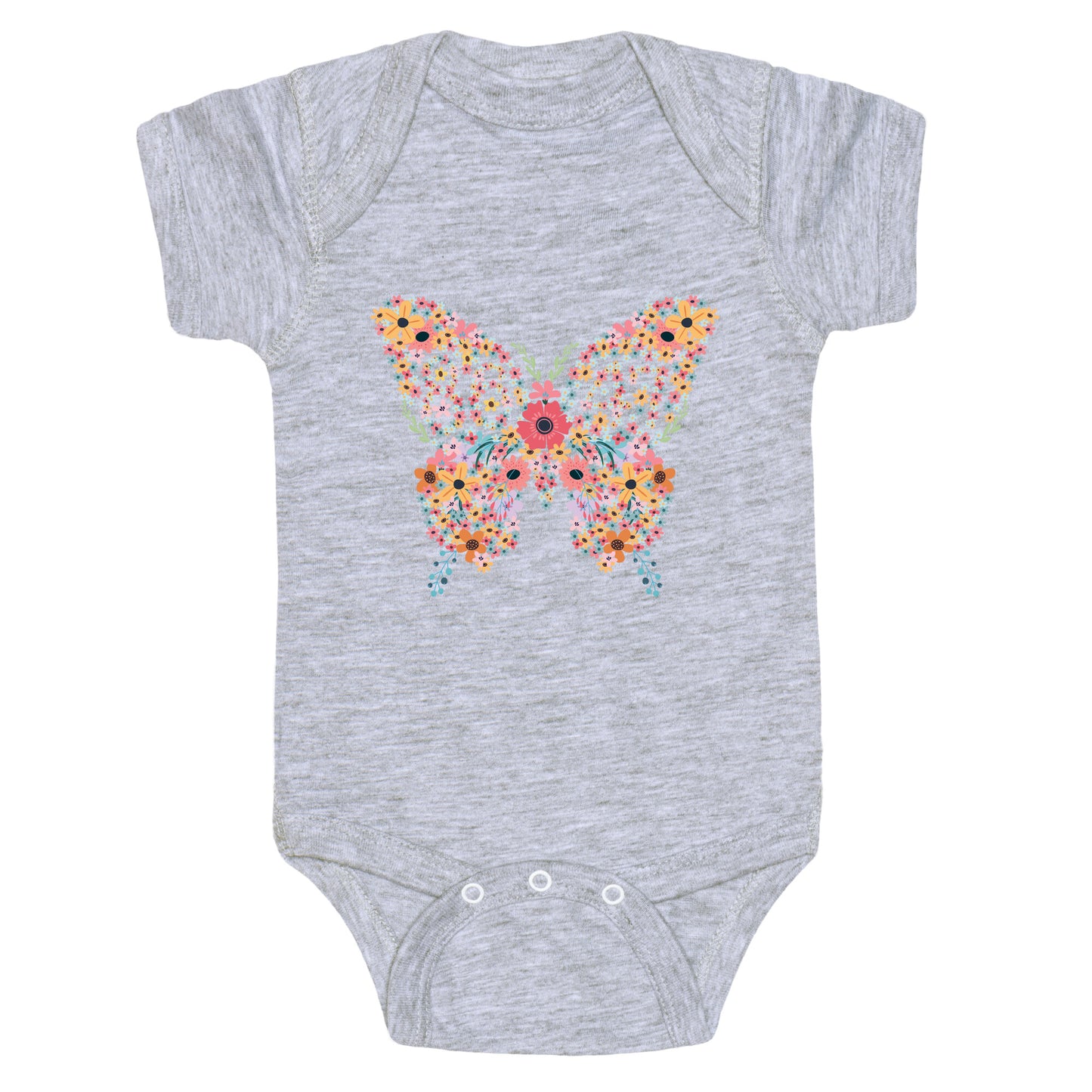 8647 Anti Trump Butterfly Baby One-Piece
