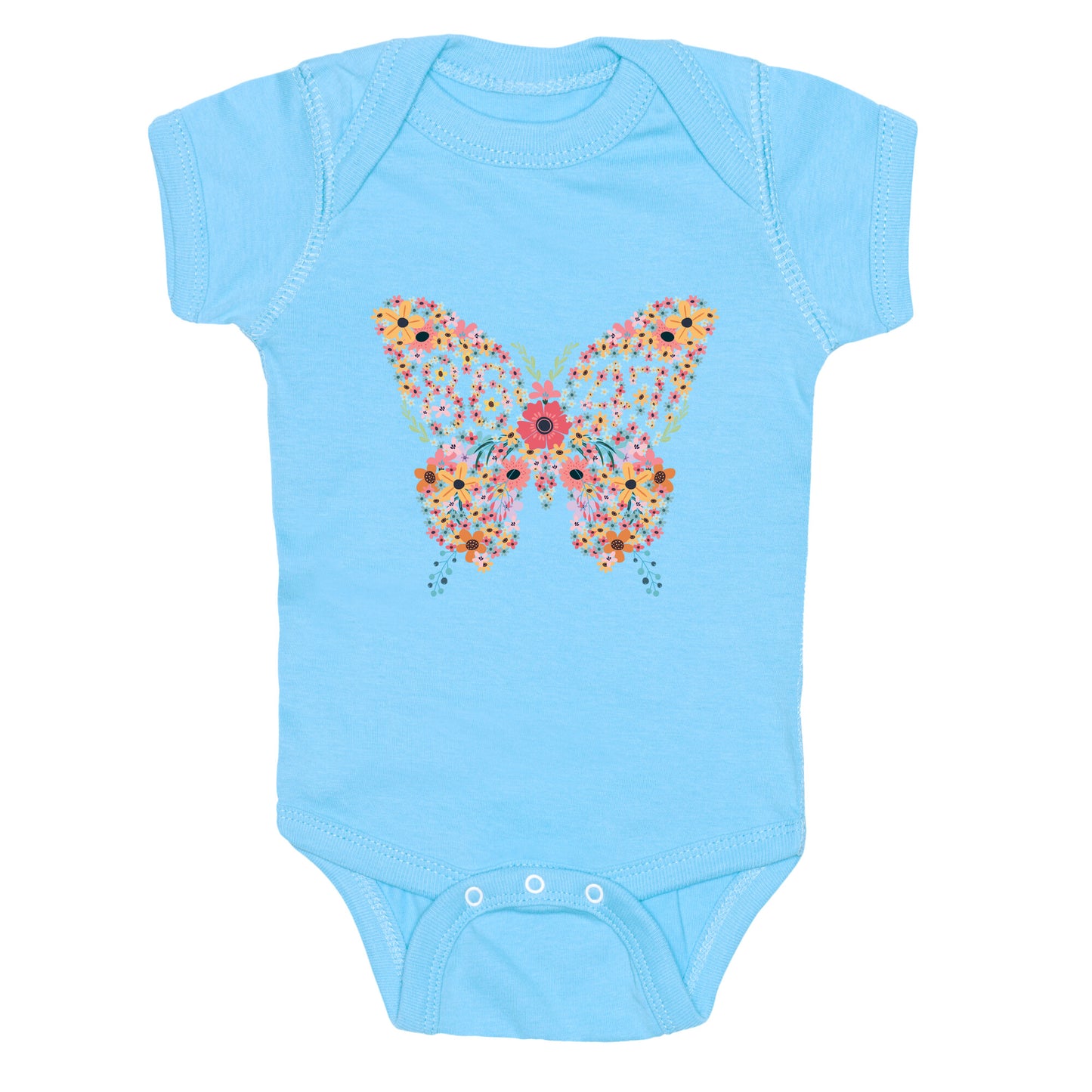 8647 Anti Trump Butterfly Baby One-Piece