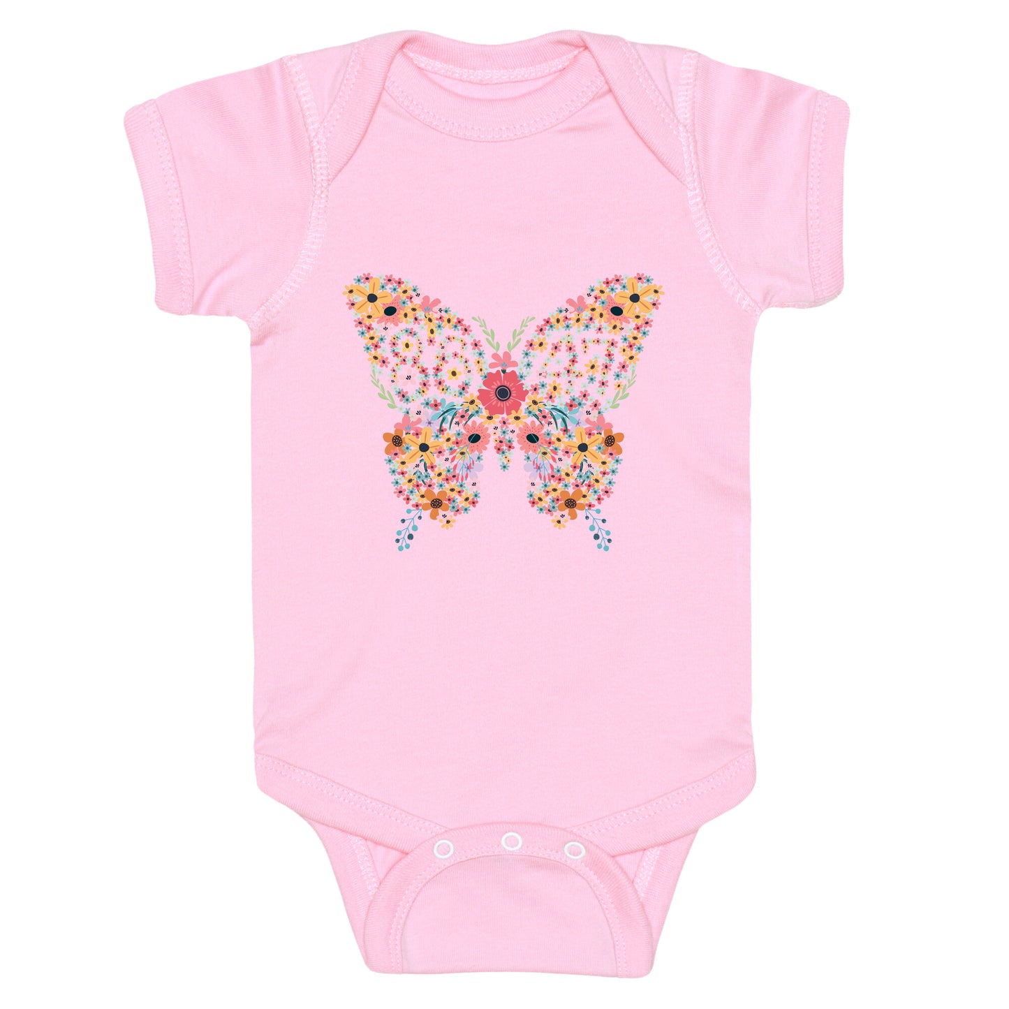 8647 Anti Trump Butterfly Baby One-Piece