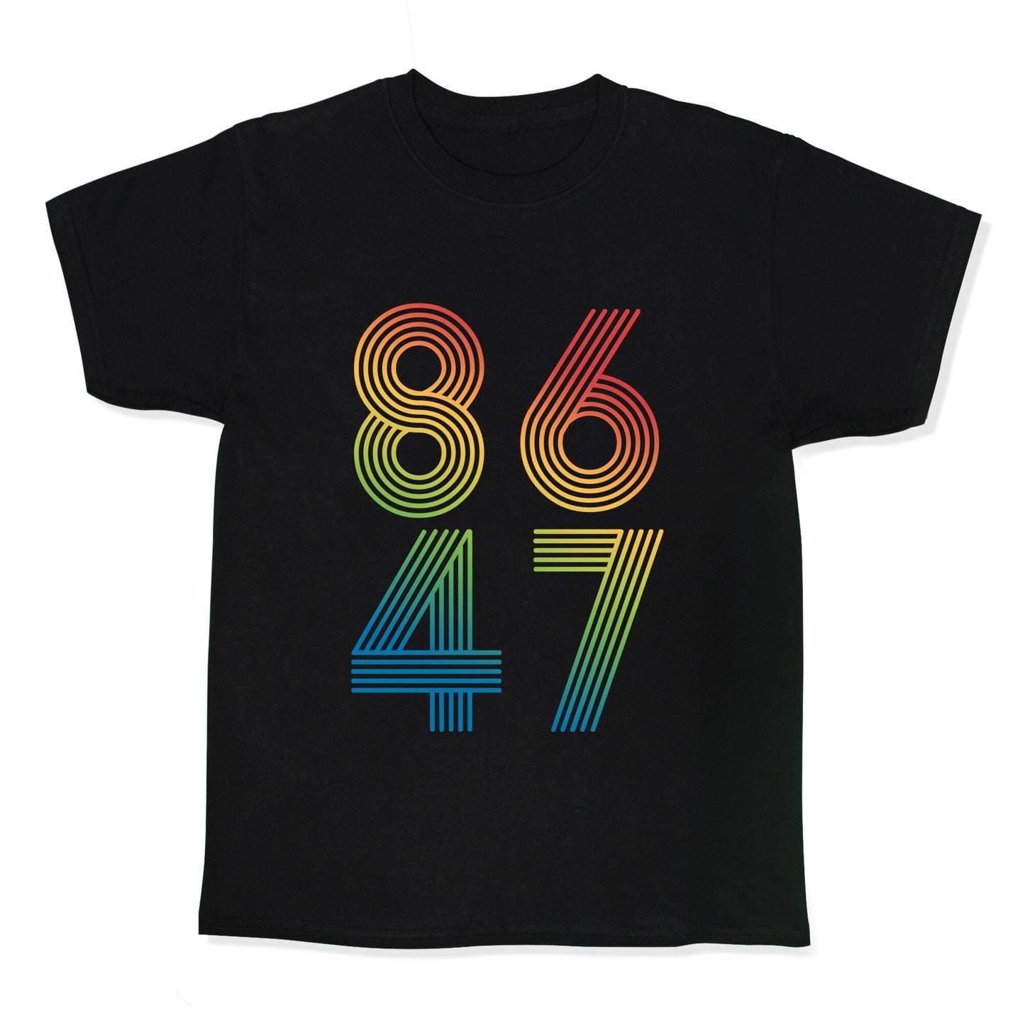 8647 Anti Trump Rainbow Kids Tee