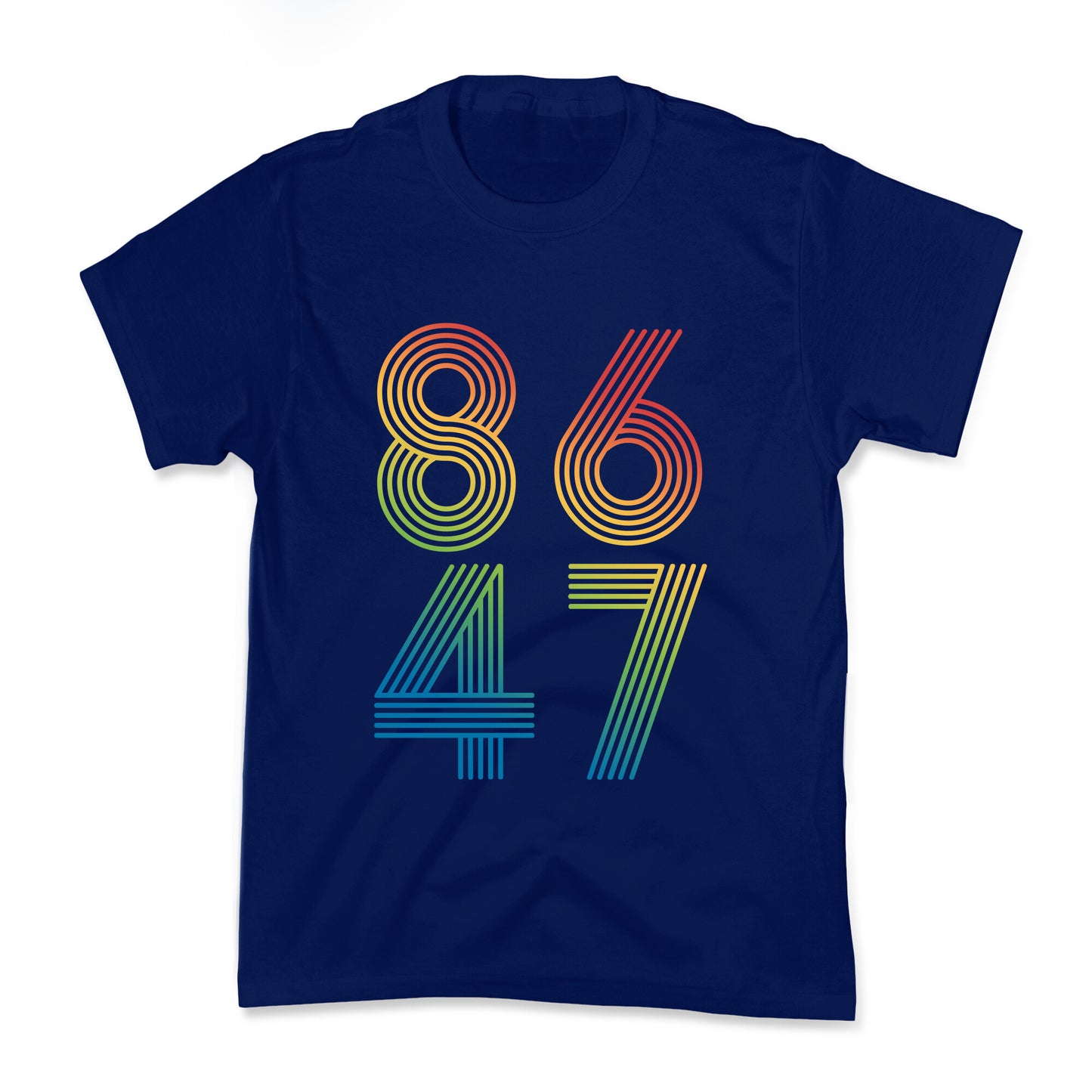 8647 Anti Trump Rainbow Kids Tee