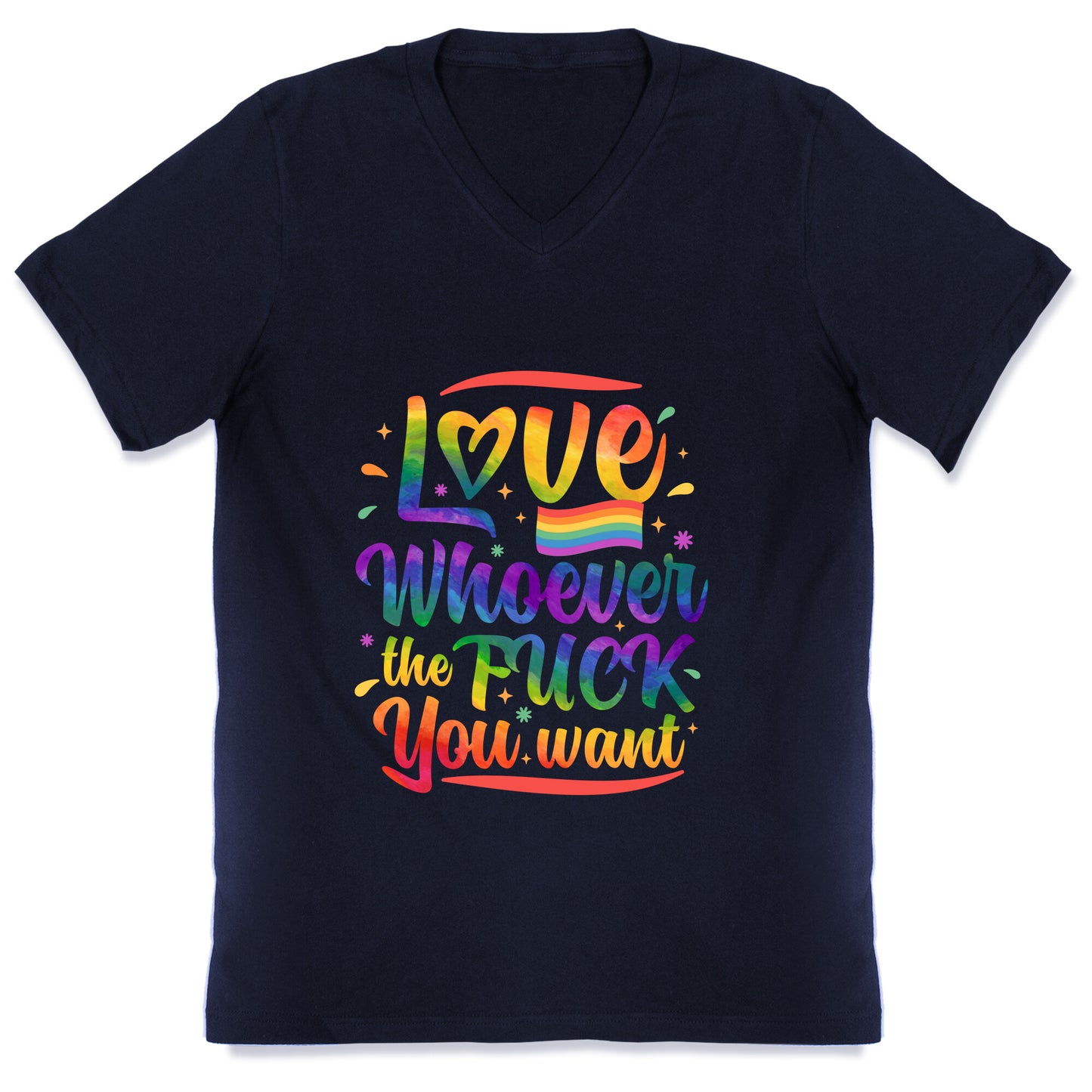 Love Whoever The F You Want V-Neck