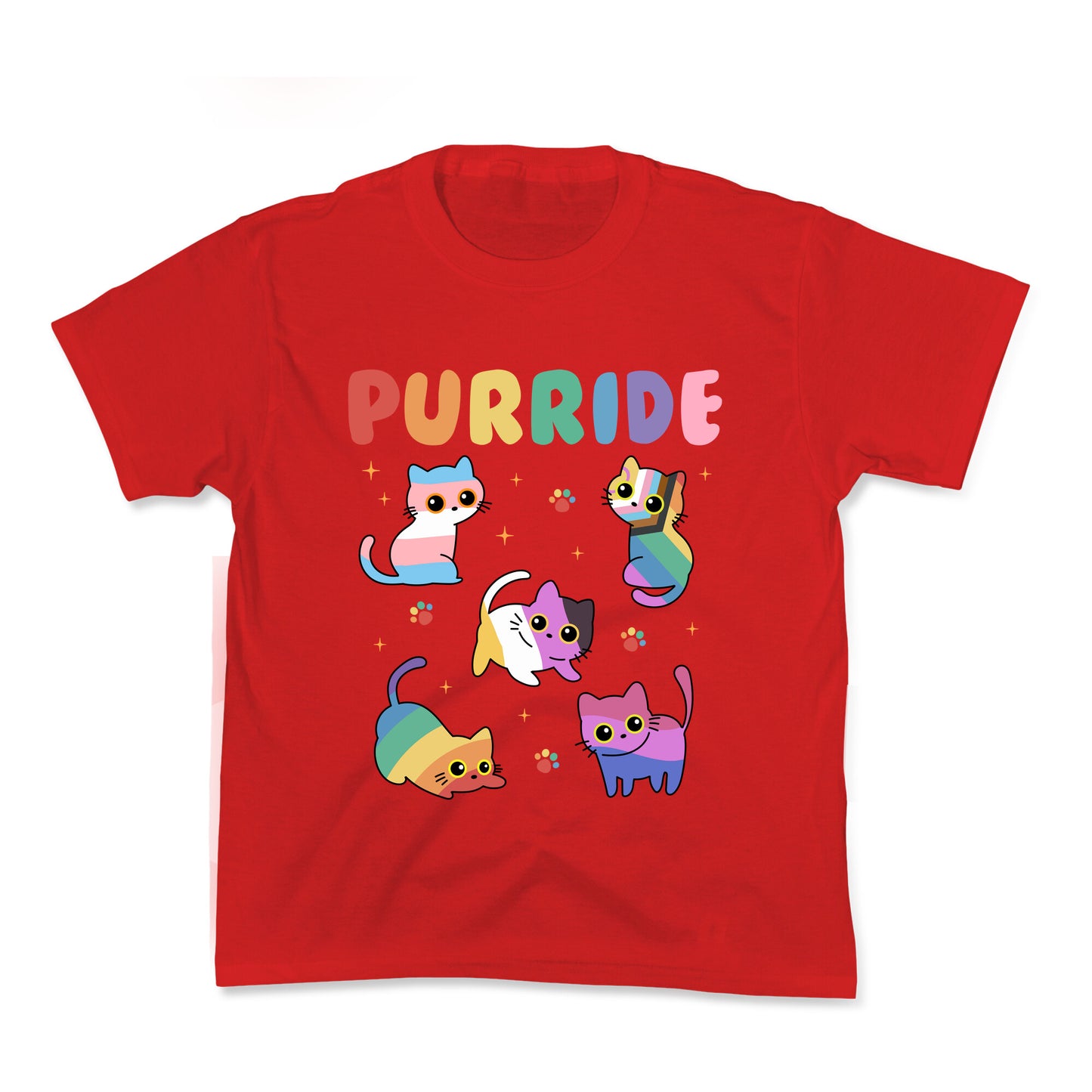Purride Cats Pride Kids Tee