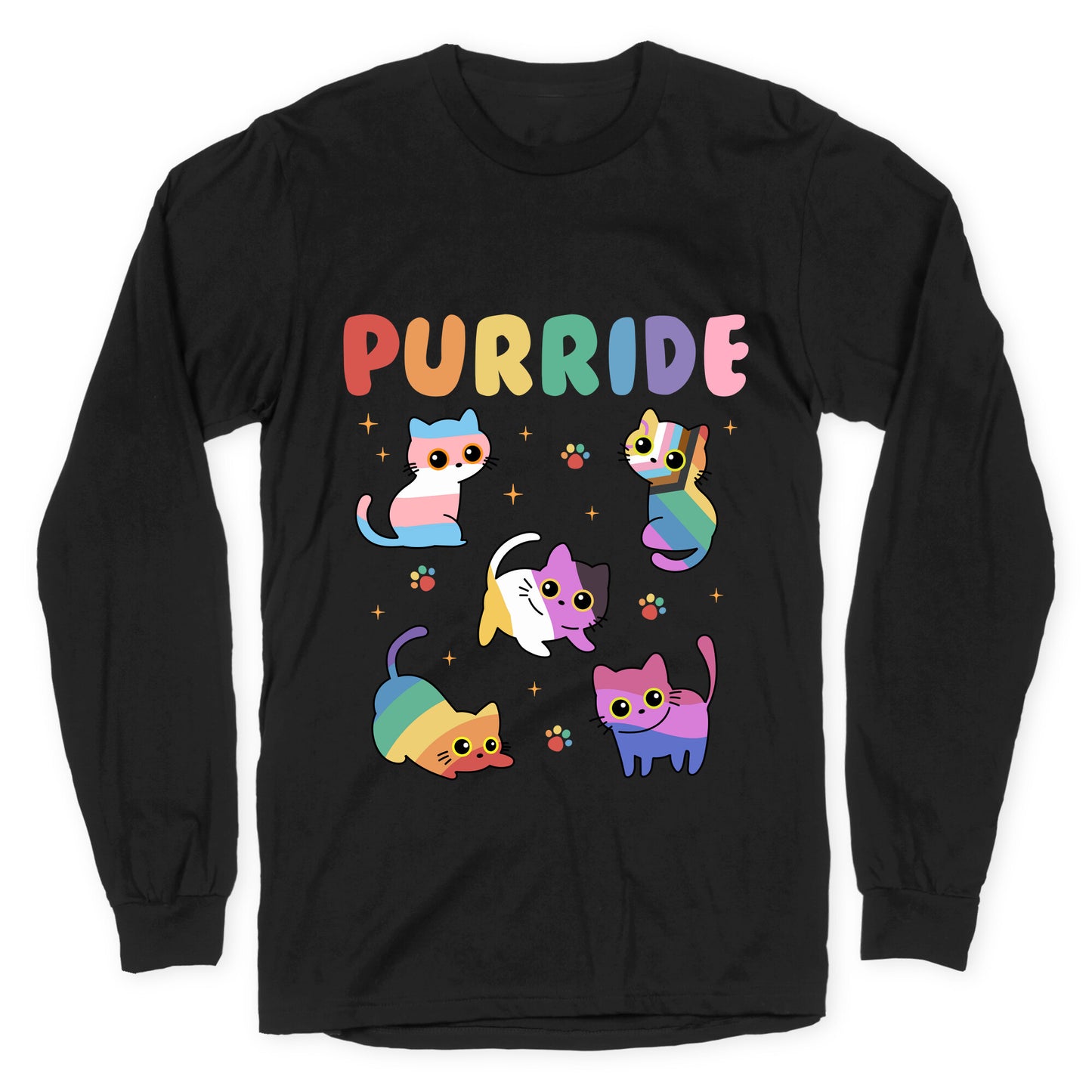 Purride Cats Pride Longsleeve Tee