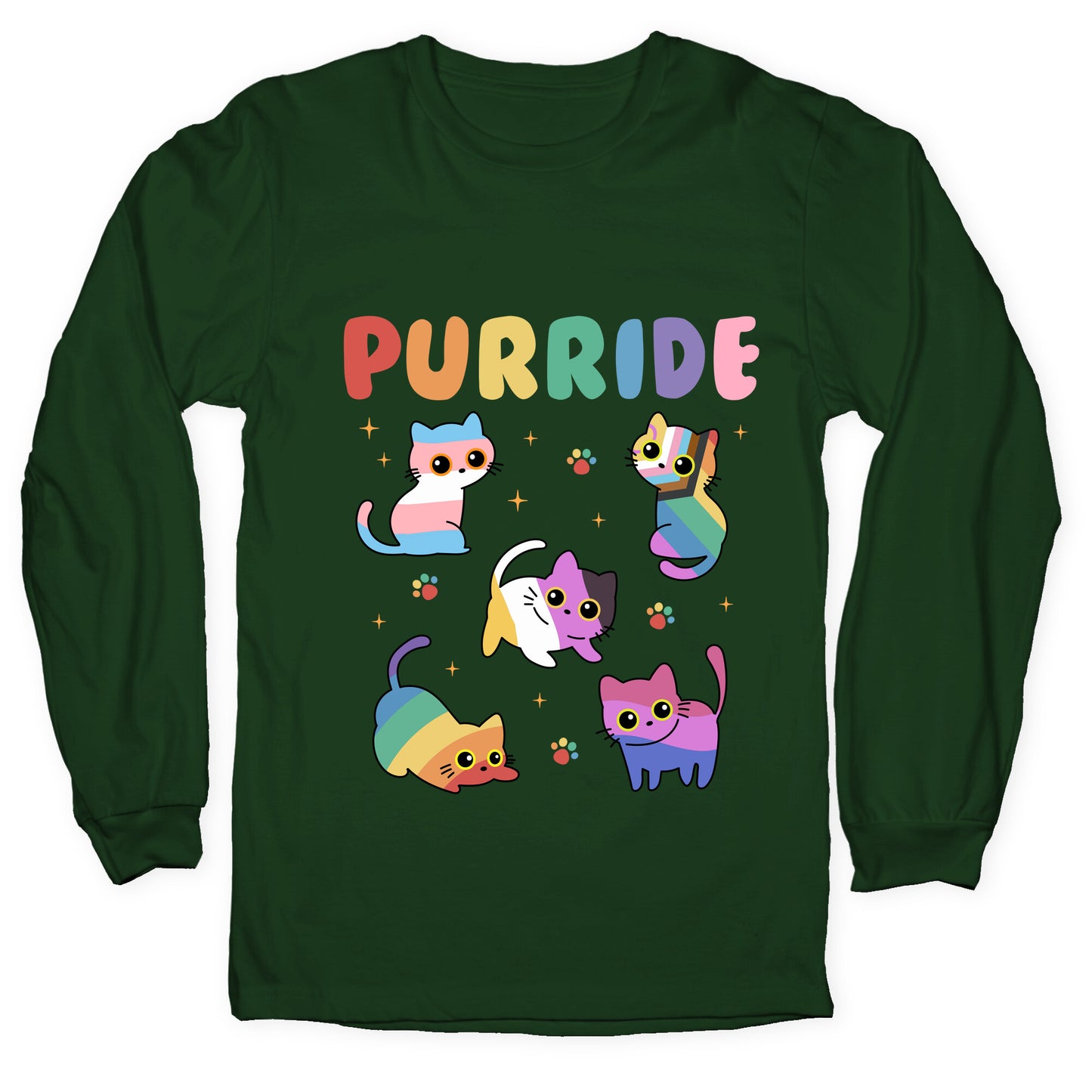 Purride Cats Pride Longsleeve Tee