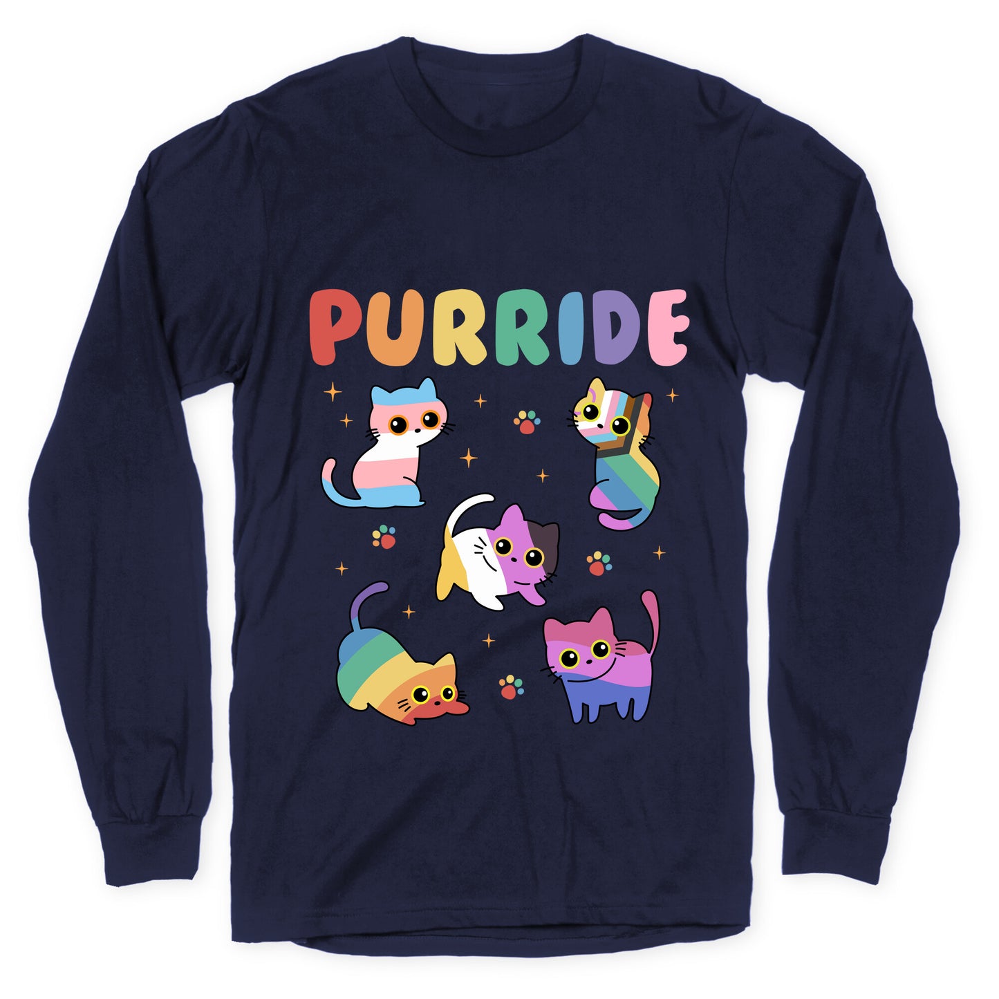 Purride Cats Pride Longsleeve Tee