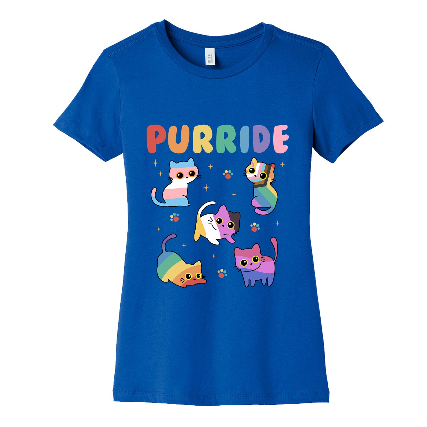 Purride Cats Pride Womens Cotton Tee