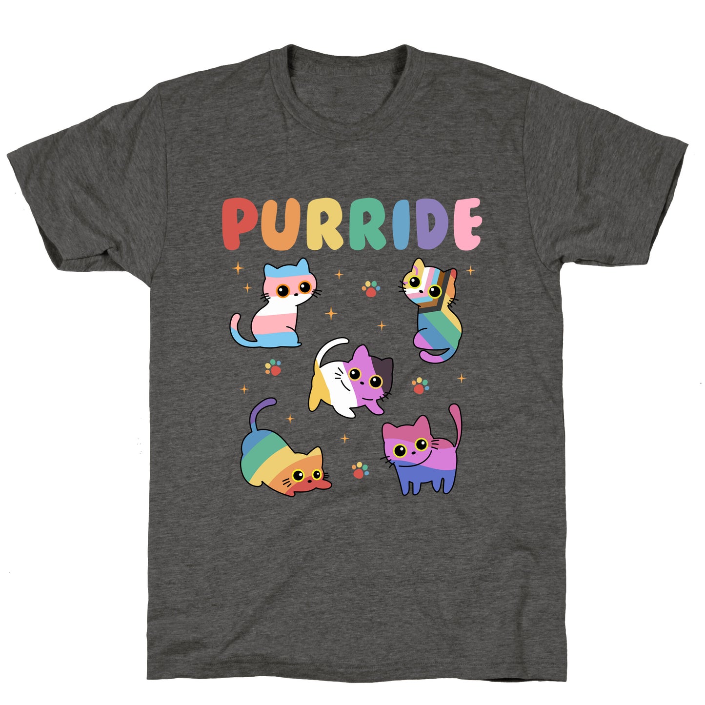 Purride Cats Pride Unisex Triblend Tee