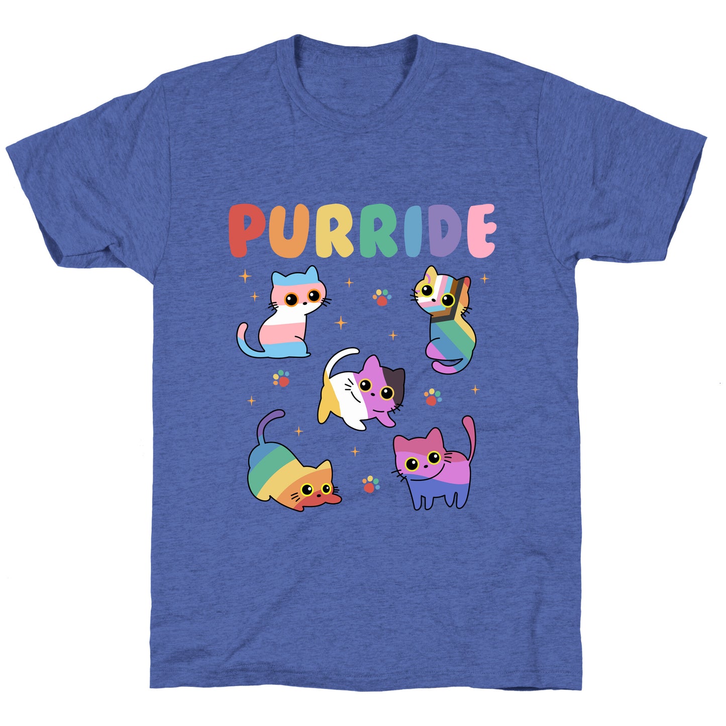 Purride Cats Pride Unisex Triblend Tee