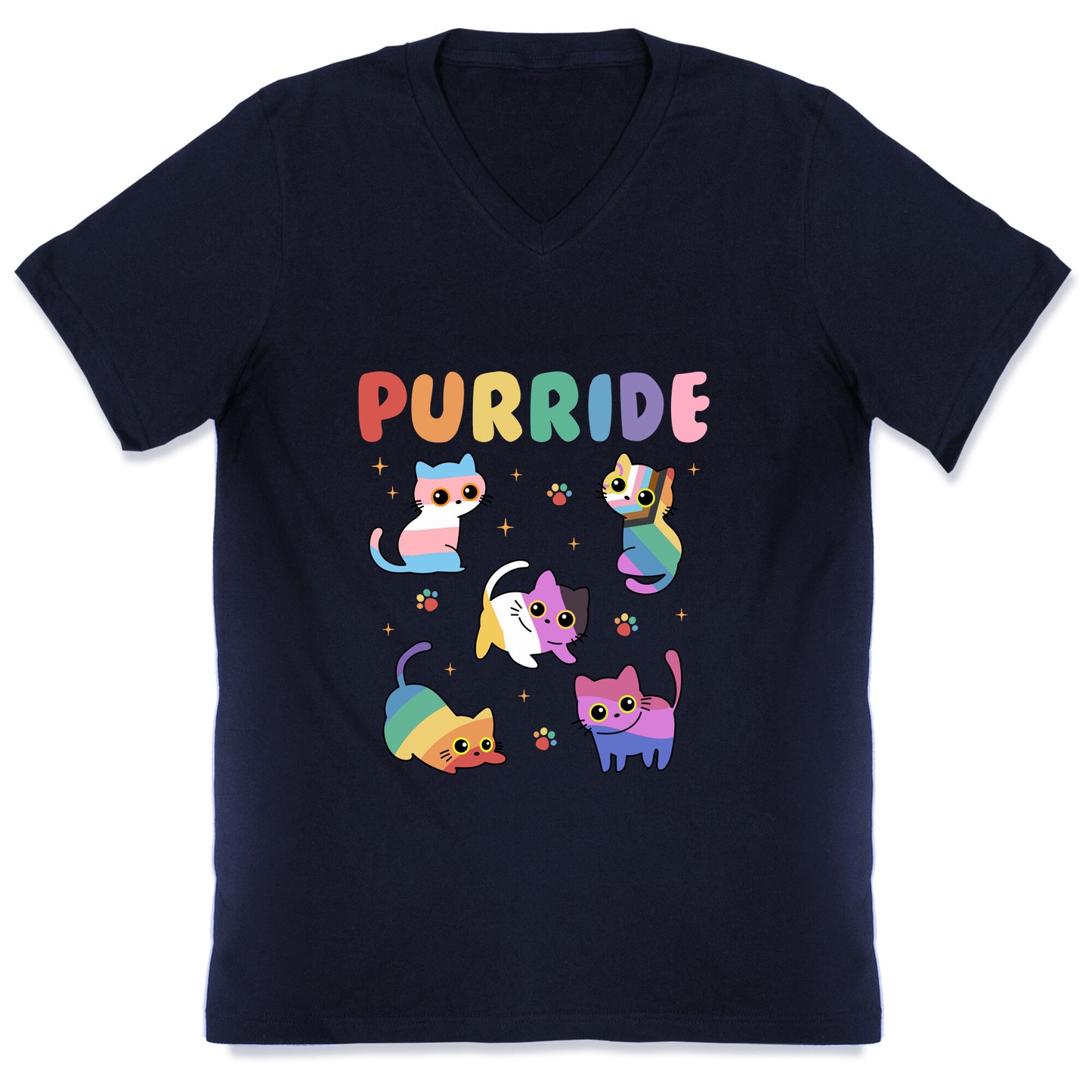 Purride Cats Pride V-Neck
