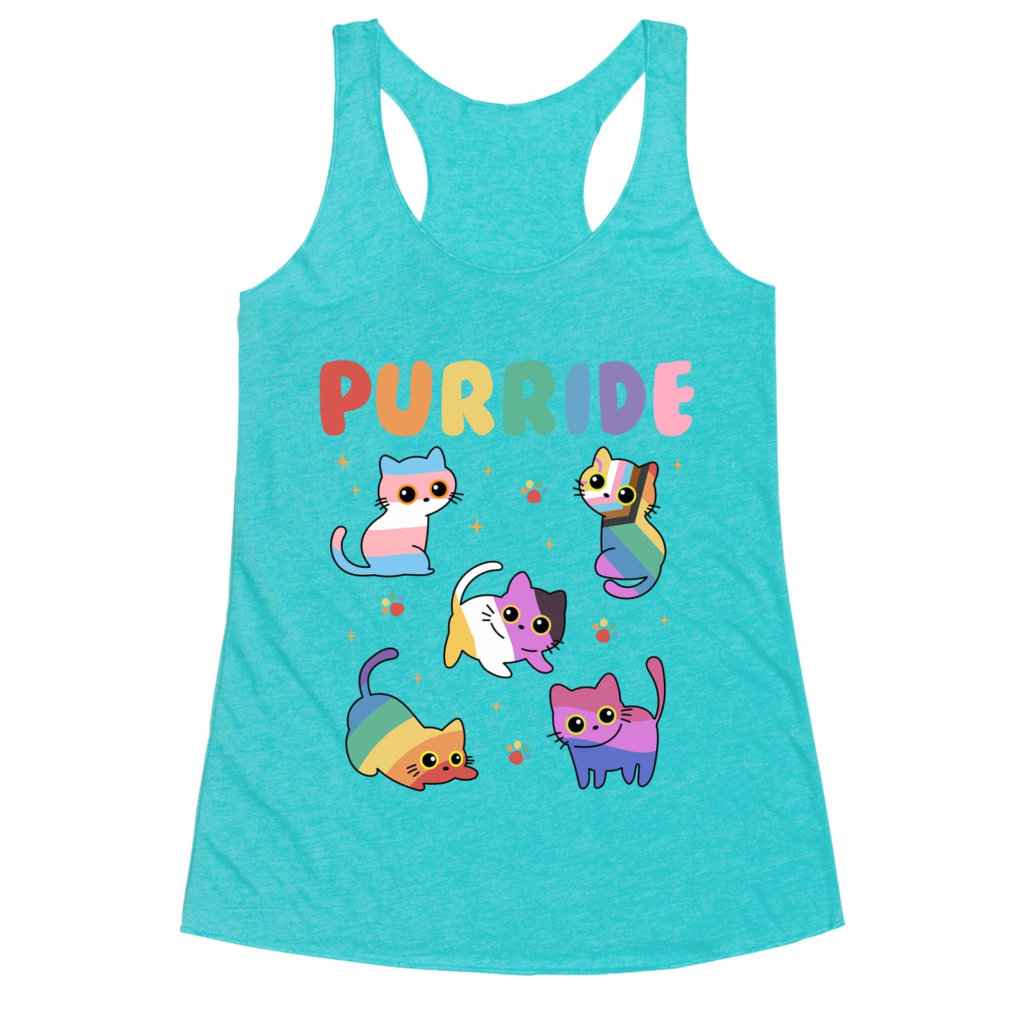 Purride Cats Pride Racerback Tank