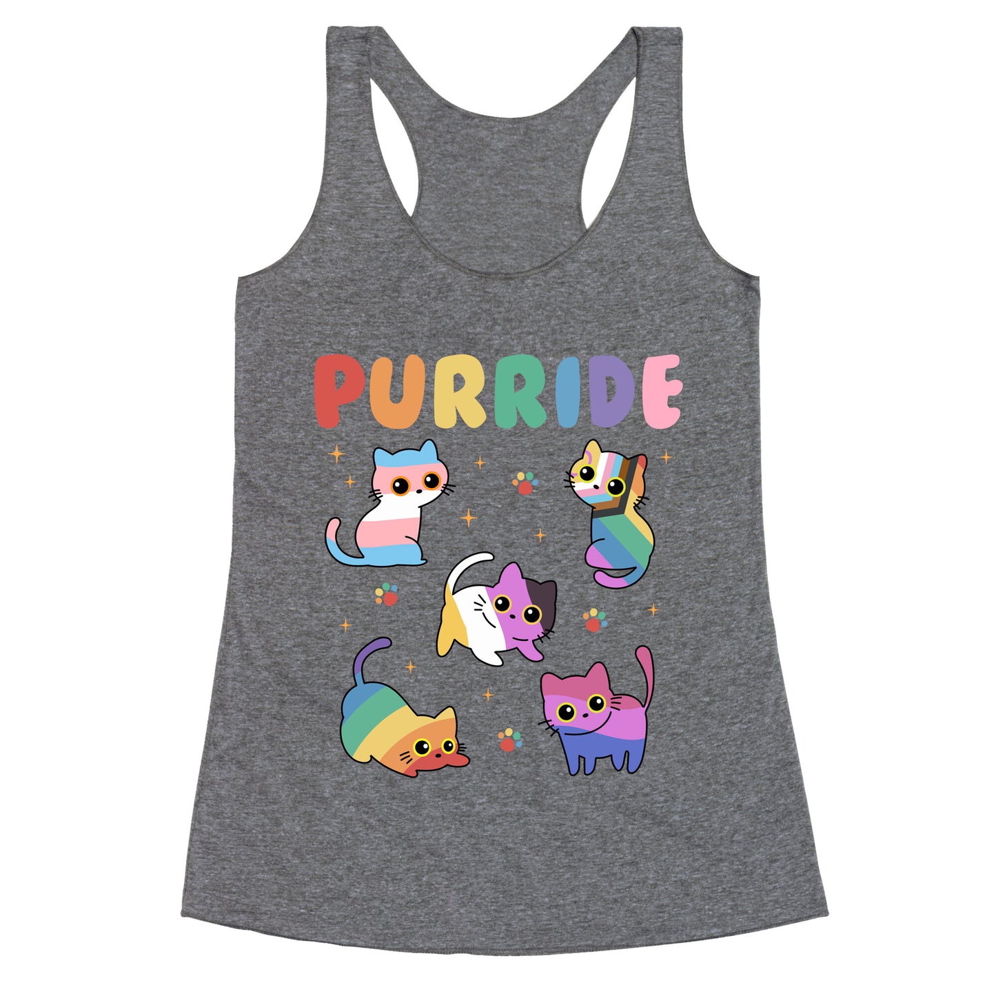 Purride Cats Pride Racerback Tank