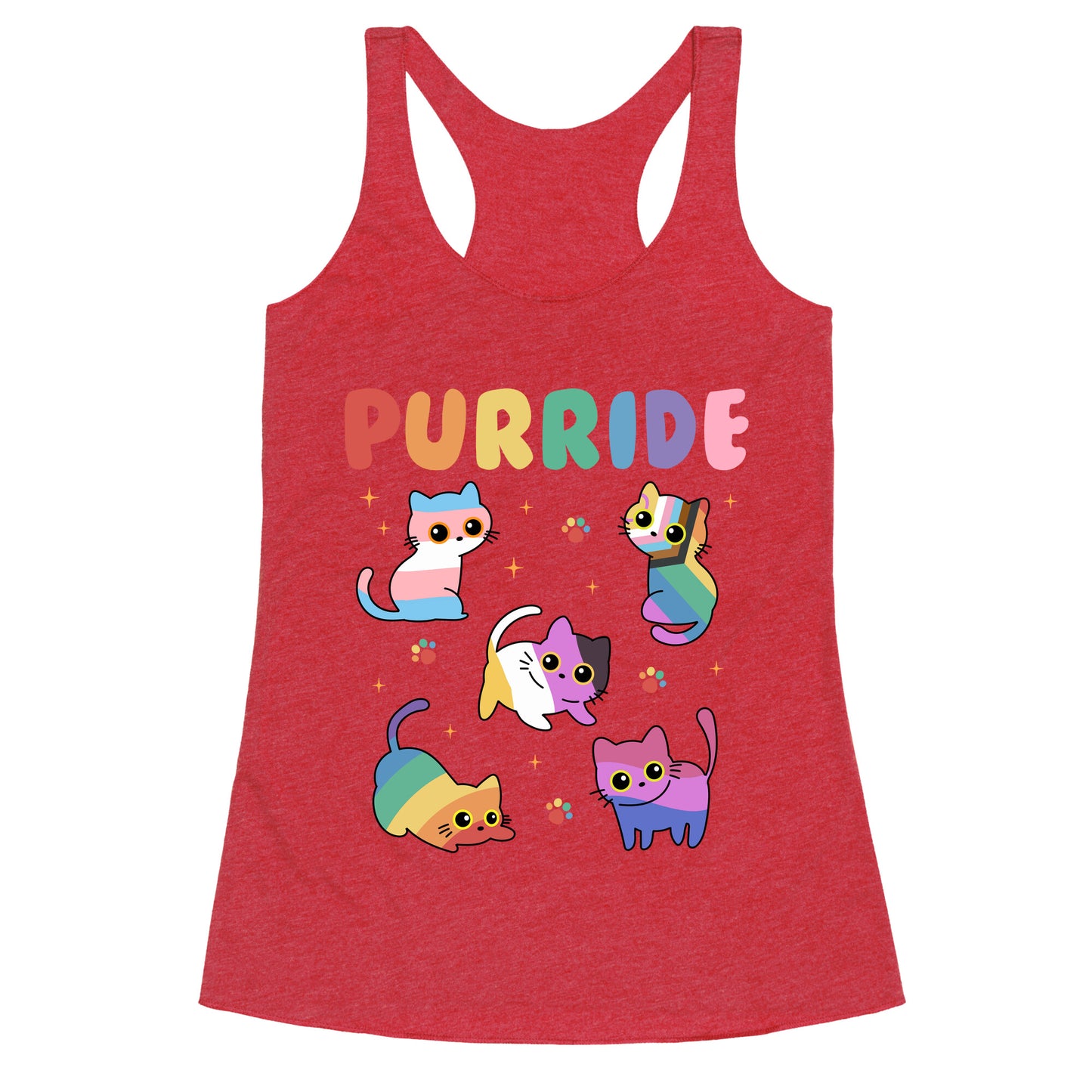 Purride Cats Pride Racerback Tank