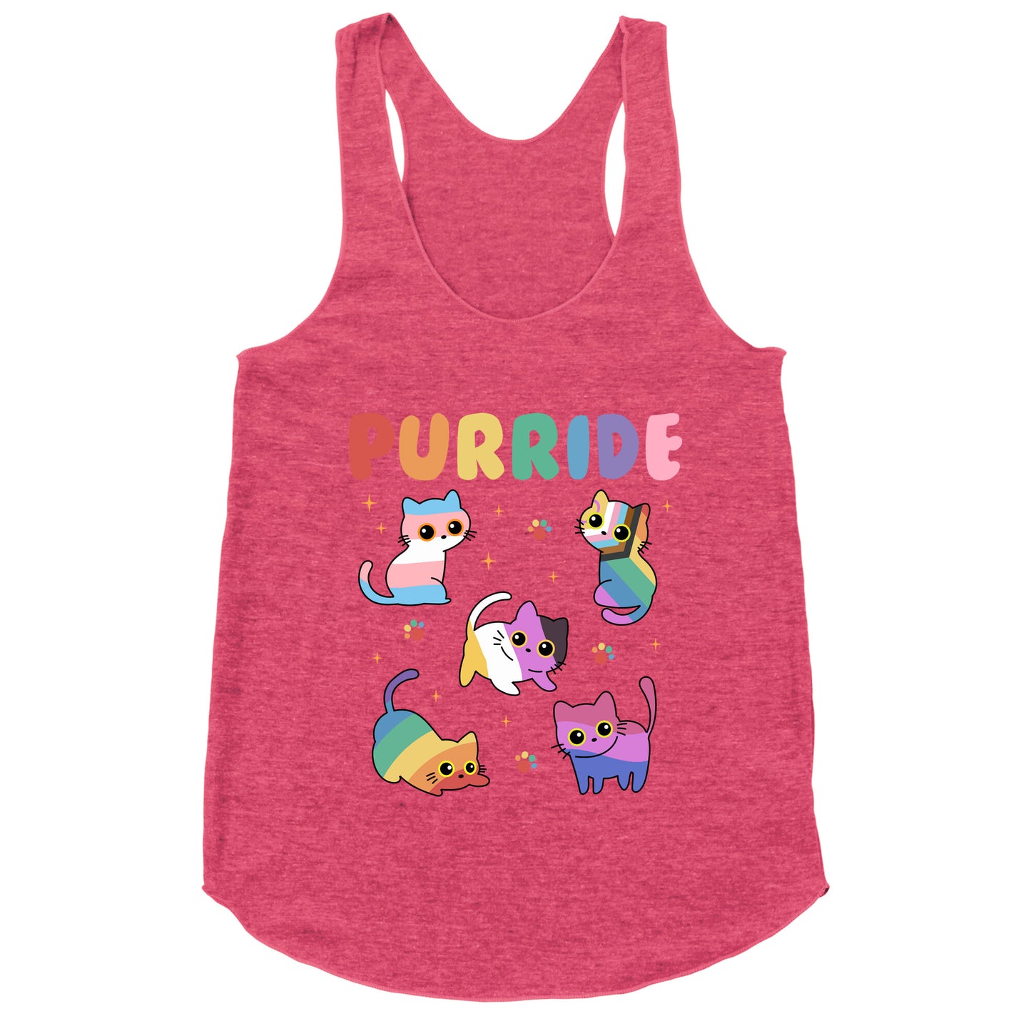 Purride Cats Pride Racerback Tank