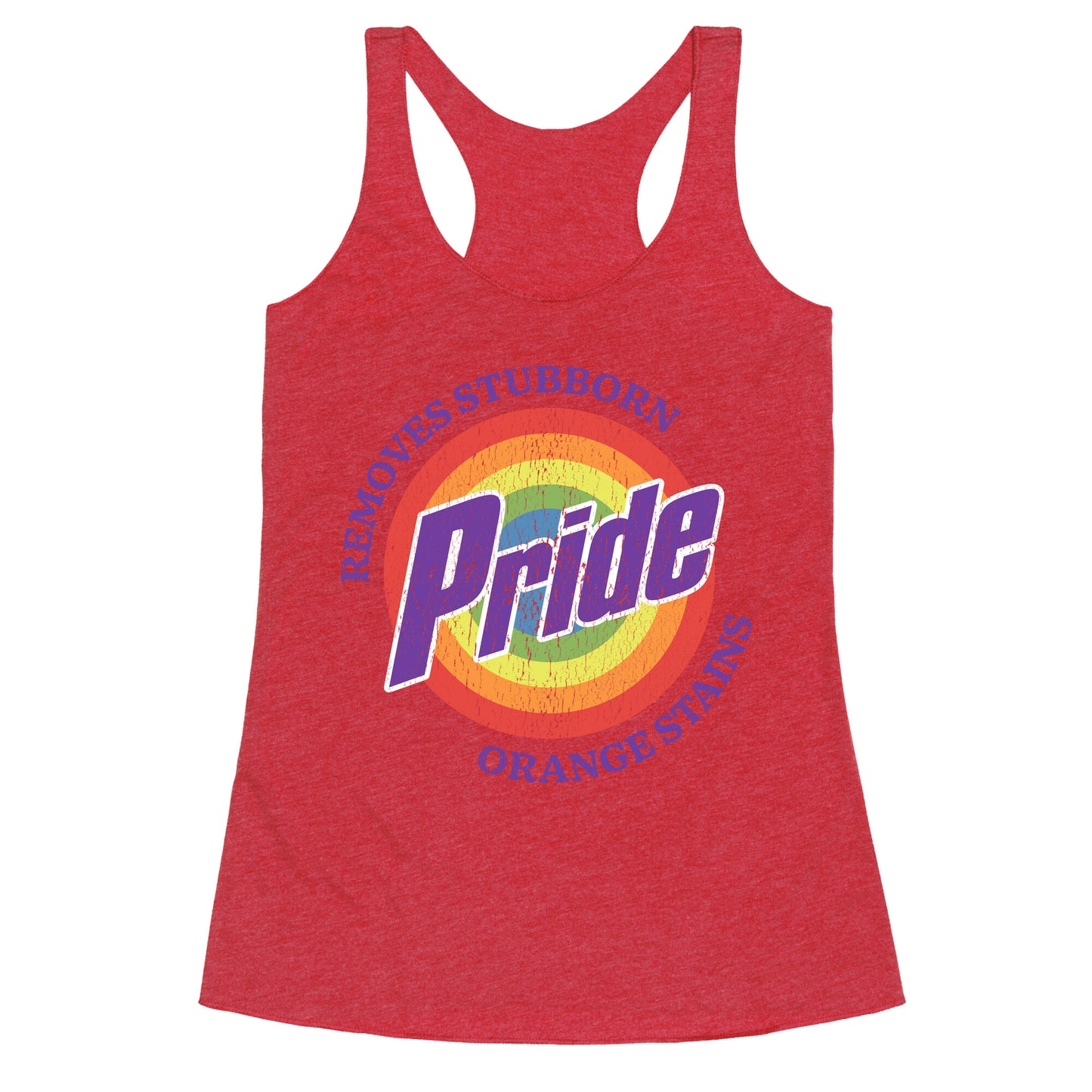 Pride Removes Orange Stains FDT Racerback Tank