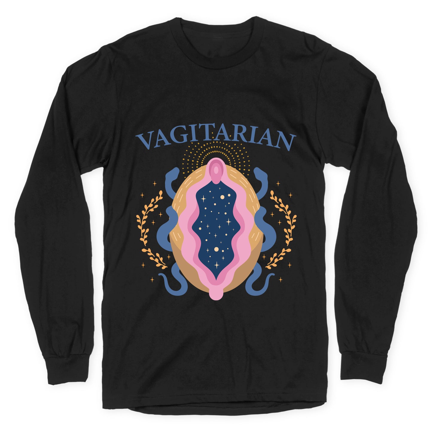 Vagitarian Lesbian Pride Longsleeve Tee