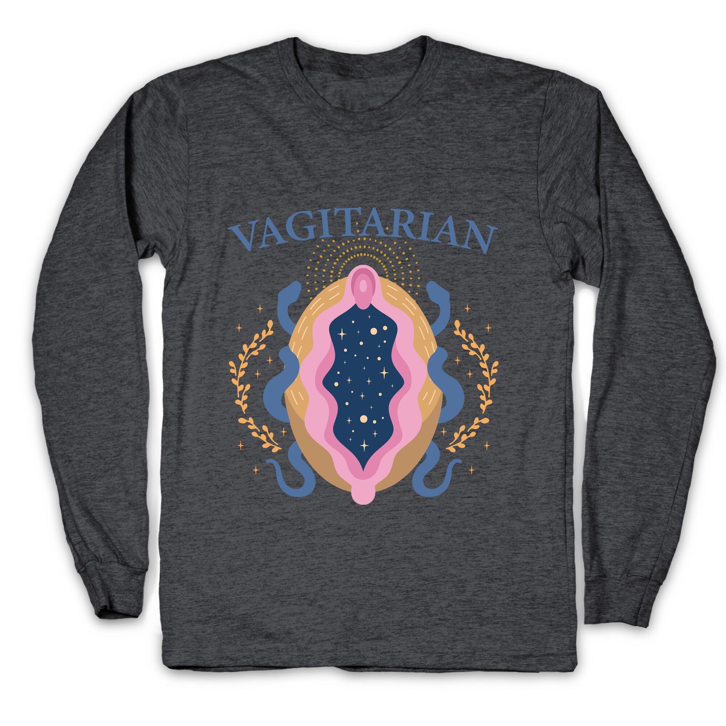Vagitarian Lesbian Pride Longsleeve Tee