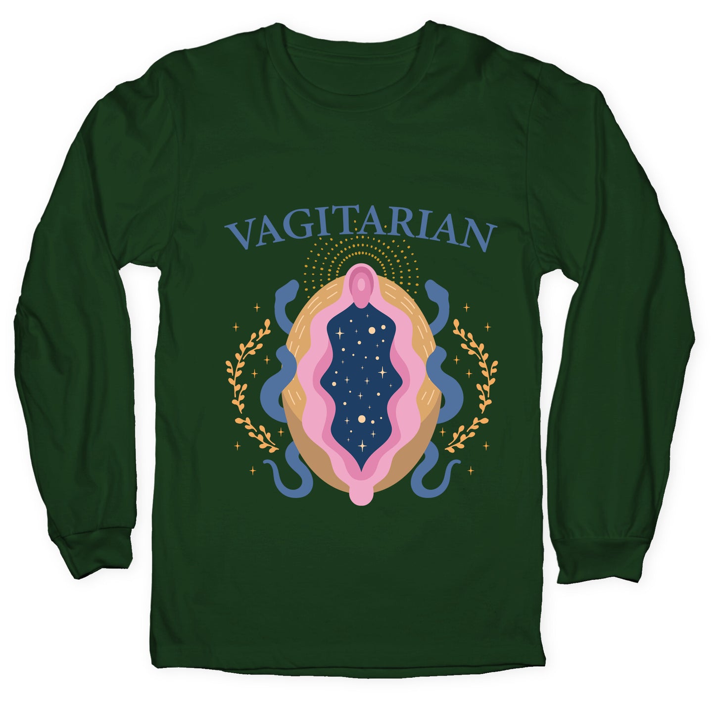 Vagitarian Lesbian Pride Longsleeve Tee