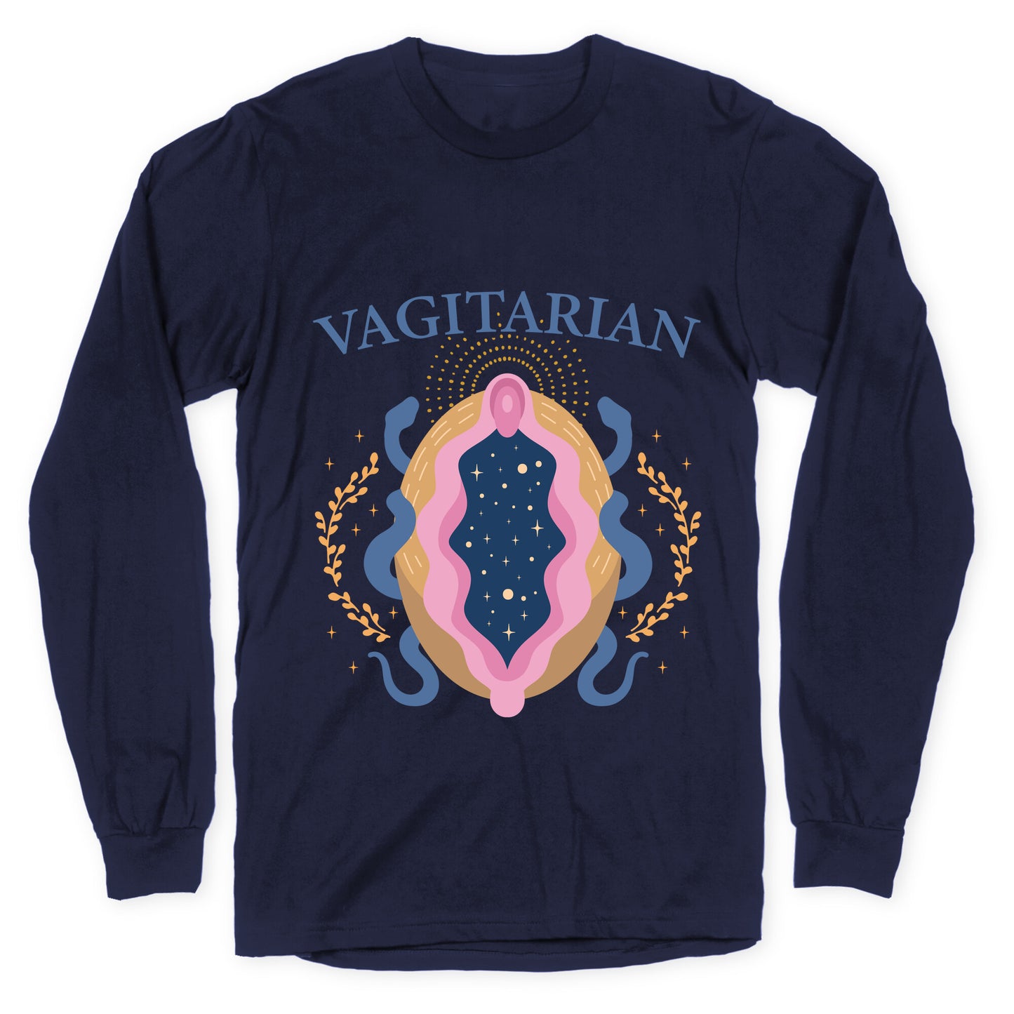 Vagitarian Lesbian Pride Longsleeve Tee