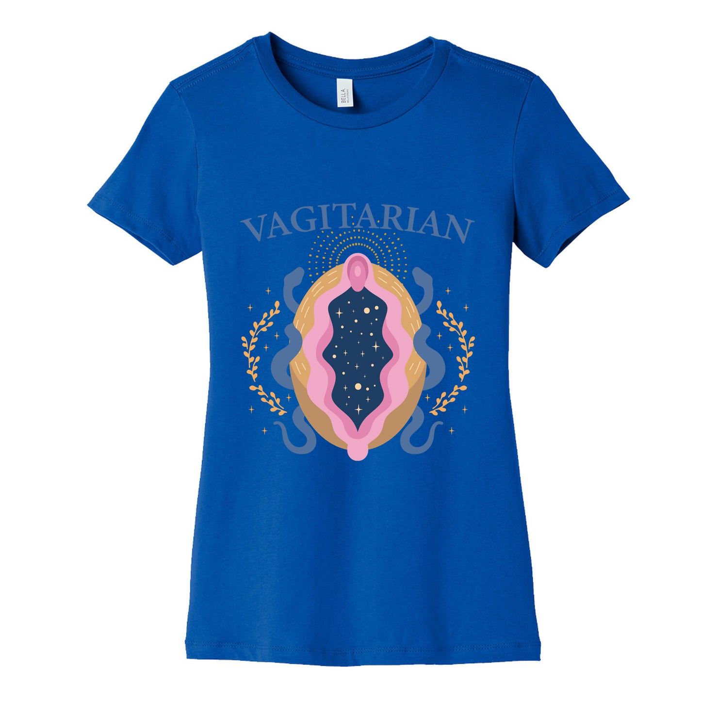 Vagitarian Lesbian Pride Womens Cotton Tee