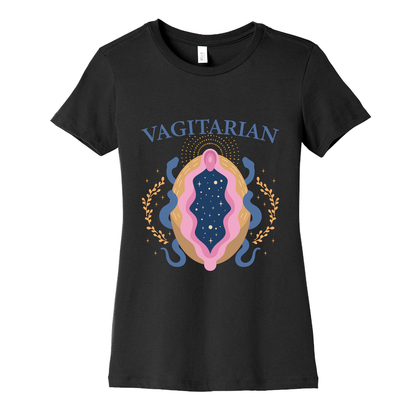 Vagitarian Lesbian Pride Womens Cotton Tee
