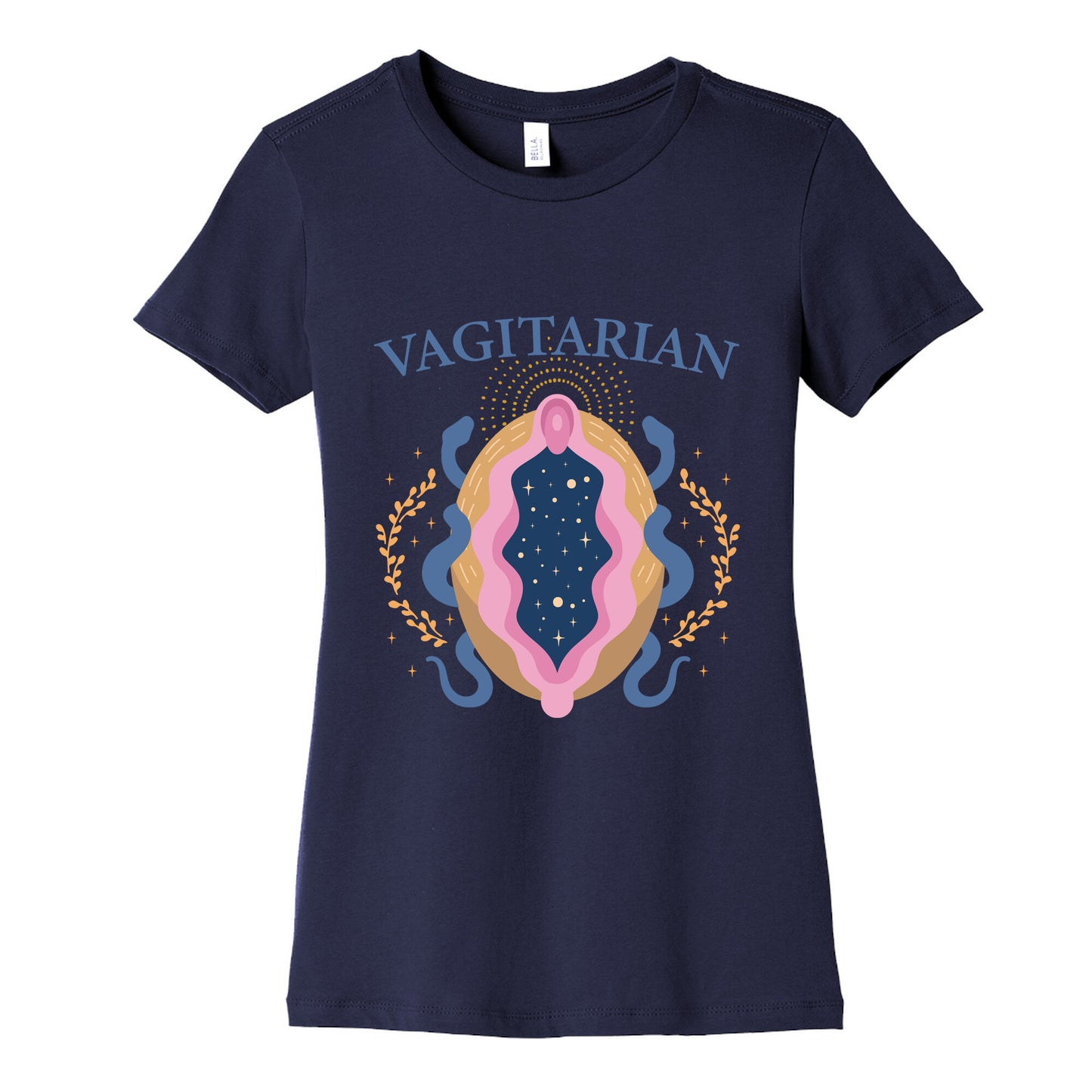 Vagitarian Lesbian Pride Womens Cotton Tee