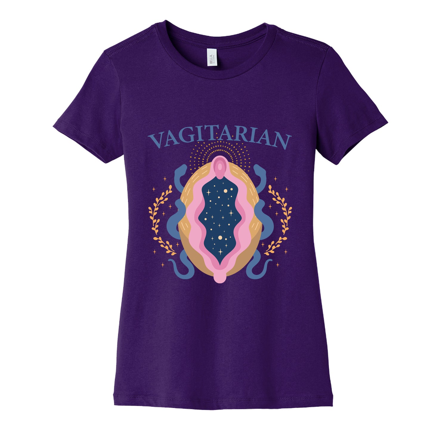 Vagitarian Lesbian Pride Womens Cotton Tee