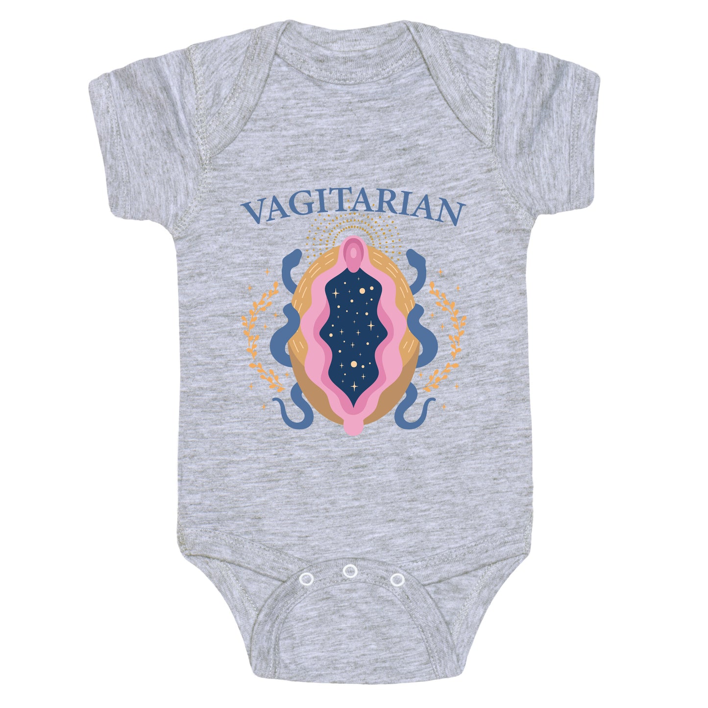 Vagitarian Lesbian Pride Baby One-Piece