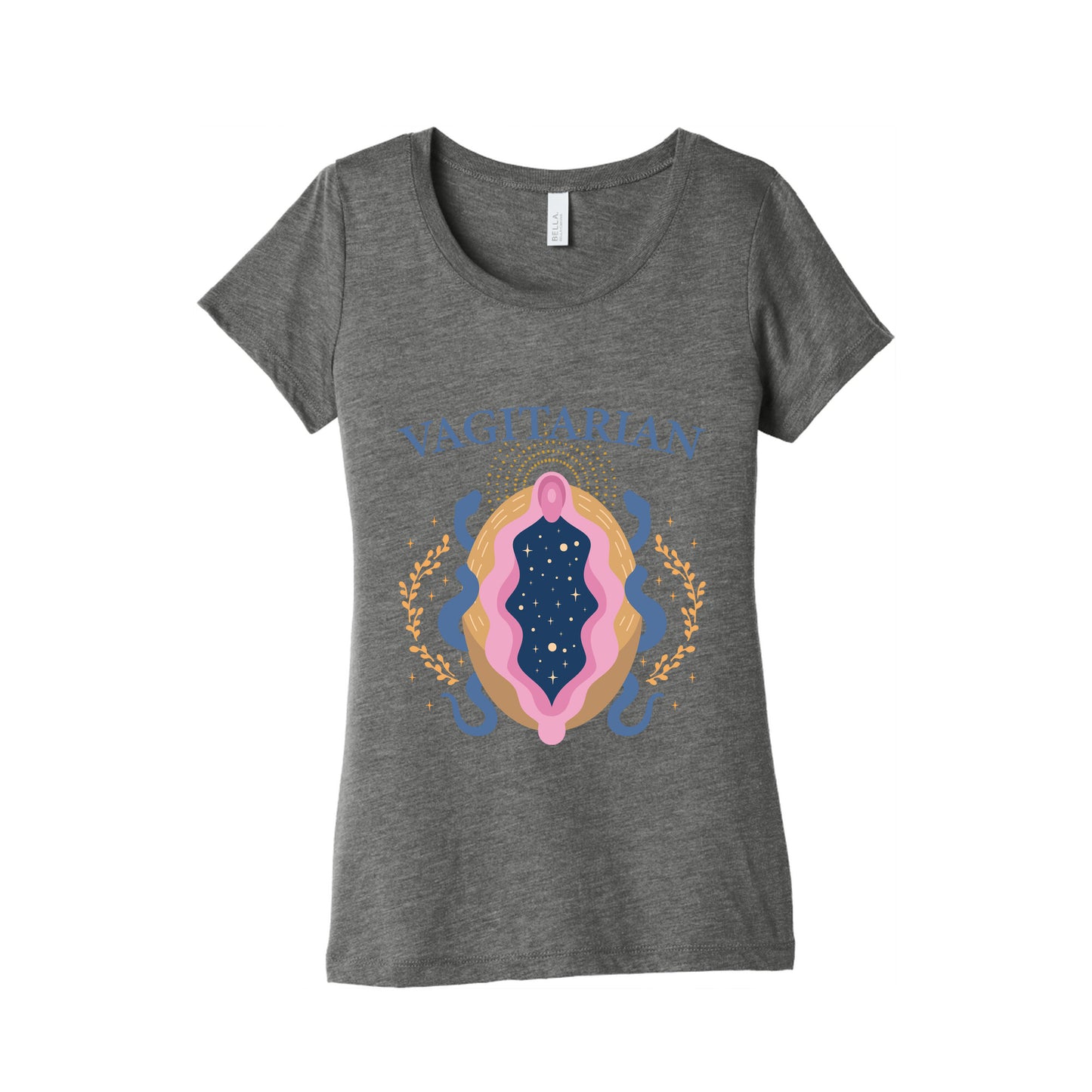 Vagitarian Lesbian Pride Womens Triblend Tee