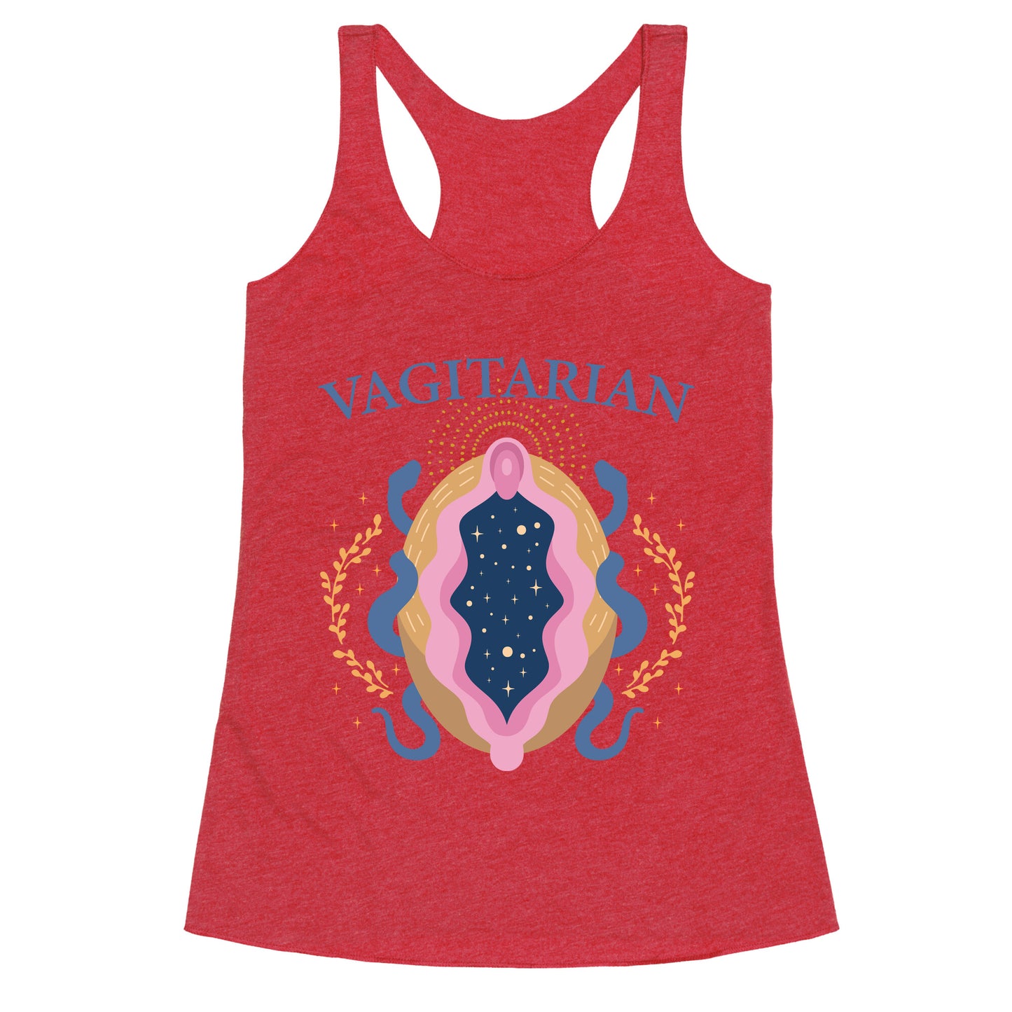 Vagitarian Lesbian Pride Racerback Tank