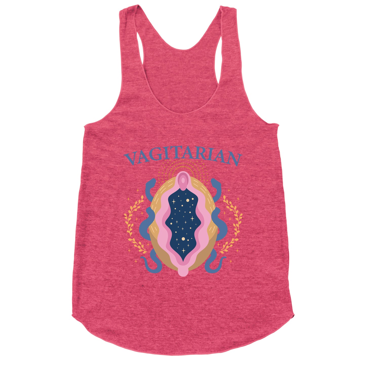 Vagitarian Lesbian Pride Racerback Tank