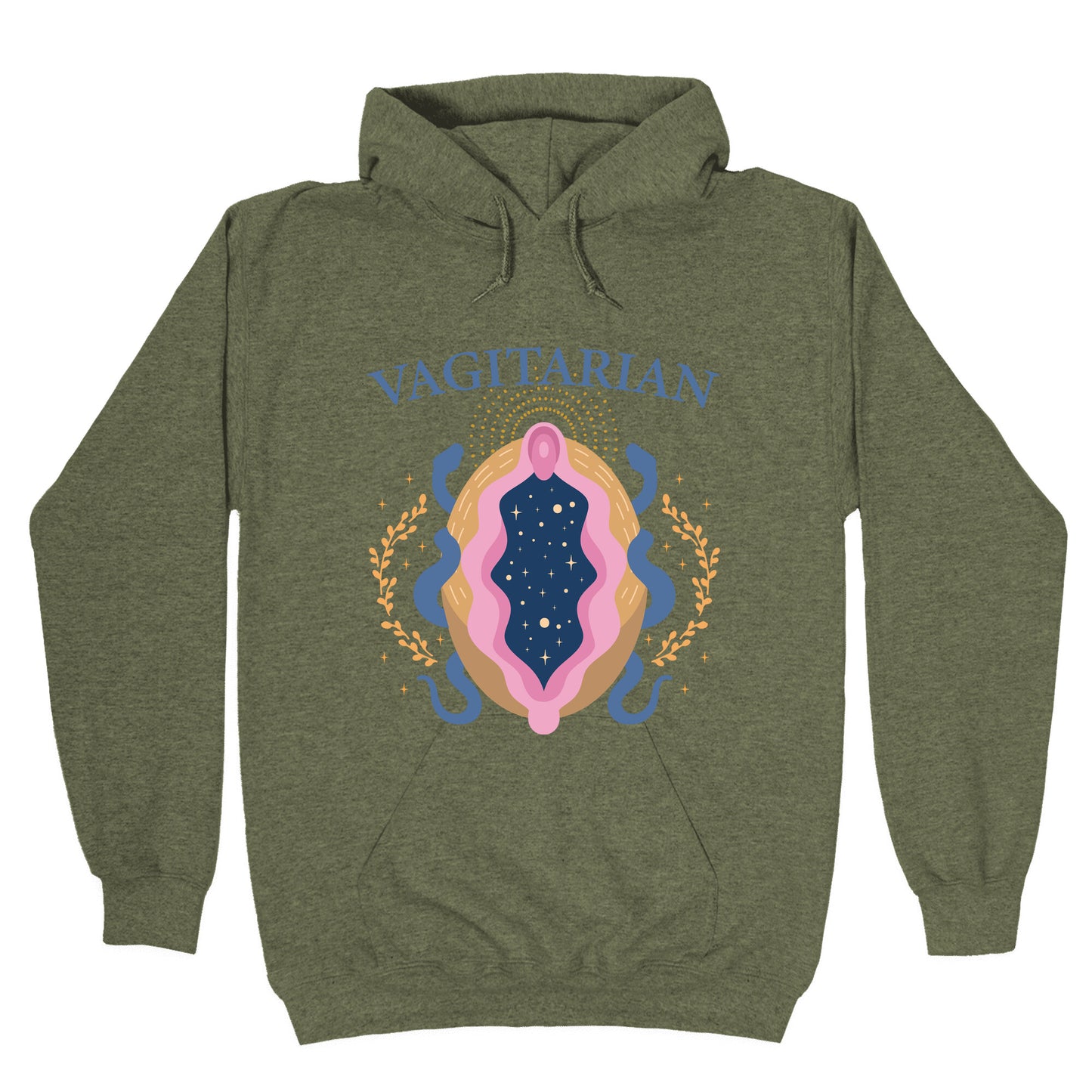 Vagitarian Lesbian Pride Hoodie