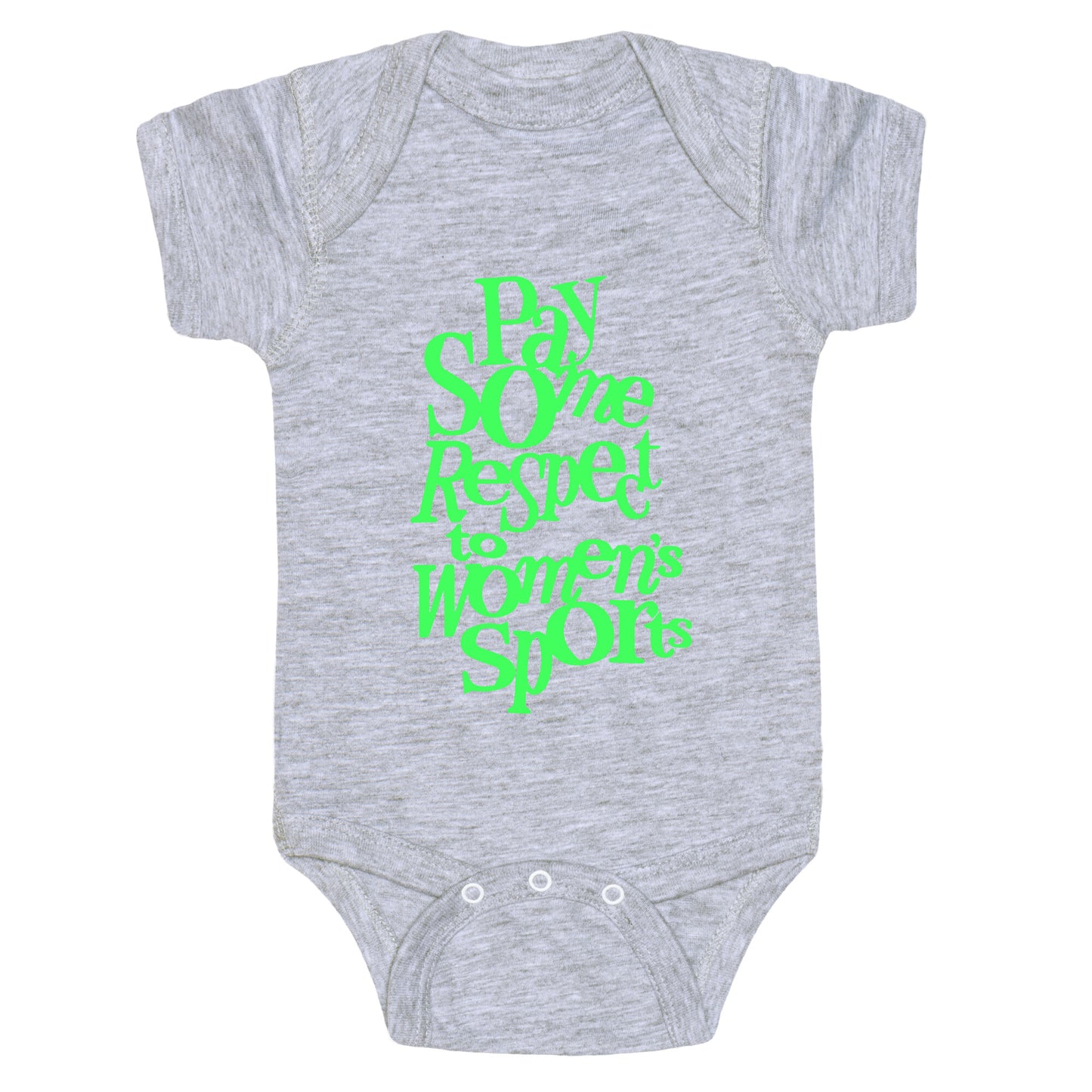 Pay Some Respect To Womens Sports Baby One-Piece