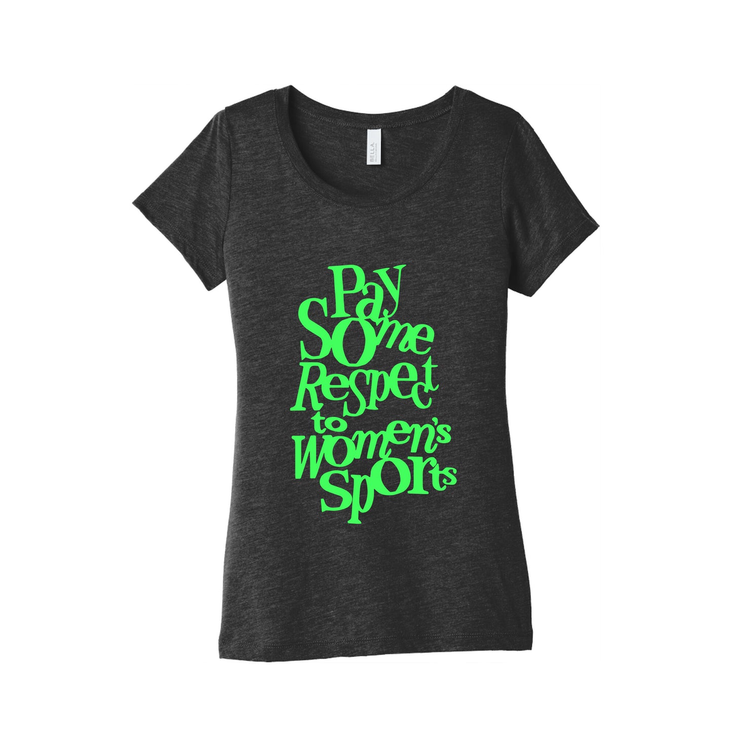 Pay Some Respect To Womens Sports Womens Triblend Tee
