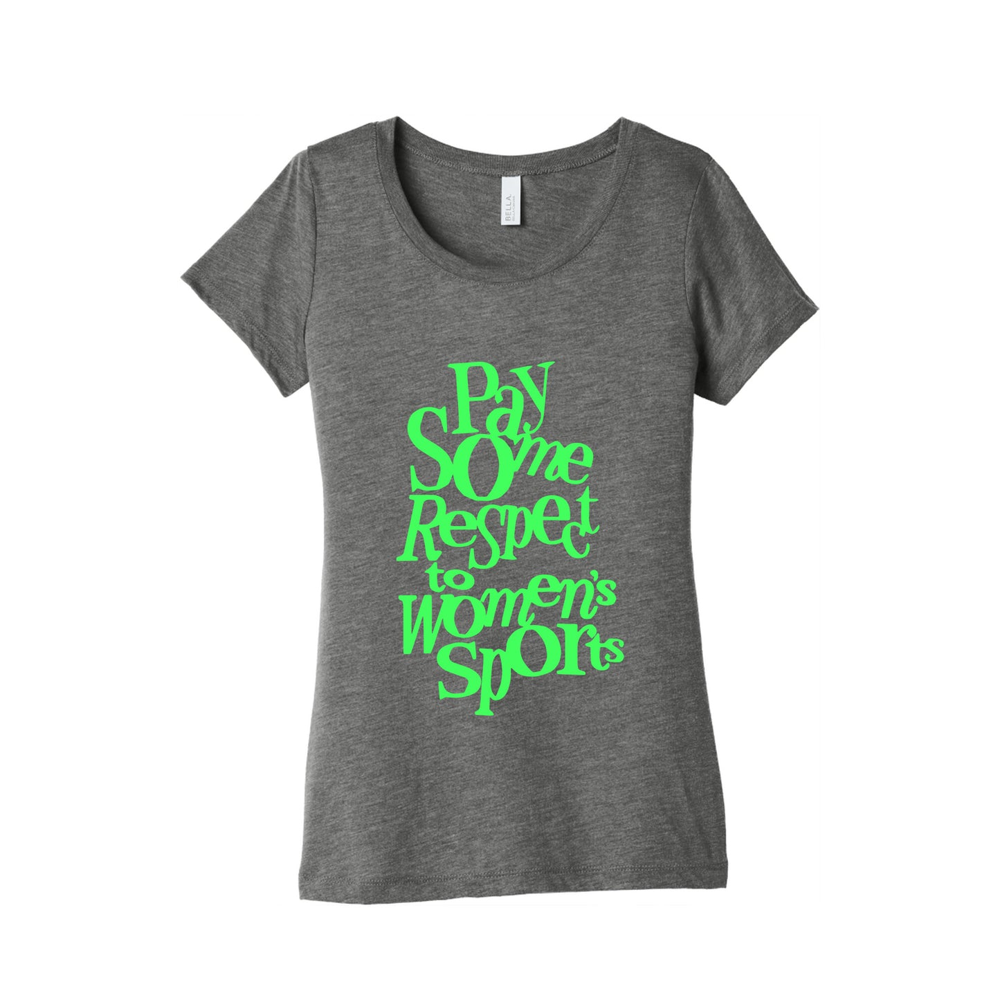 Pay Some Respect To Womens Sports Womens Triblend Tee