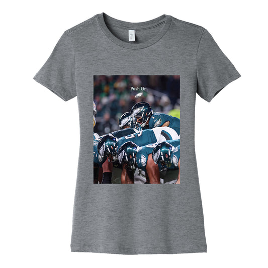 Eagles Push On Womens Cotton Tee