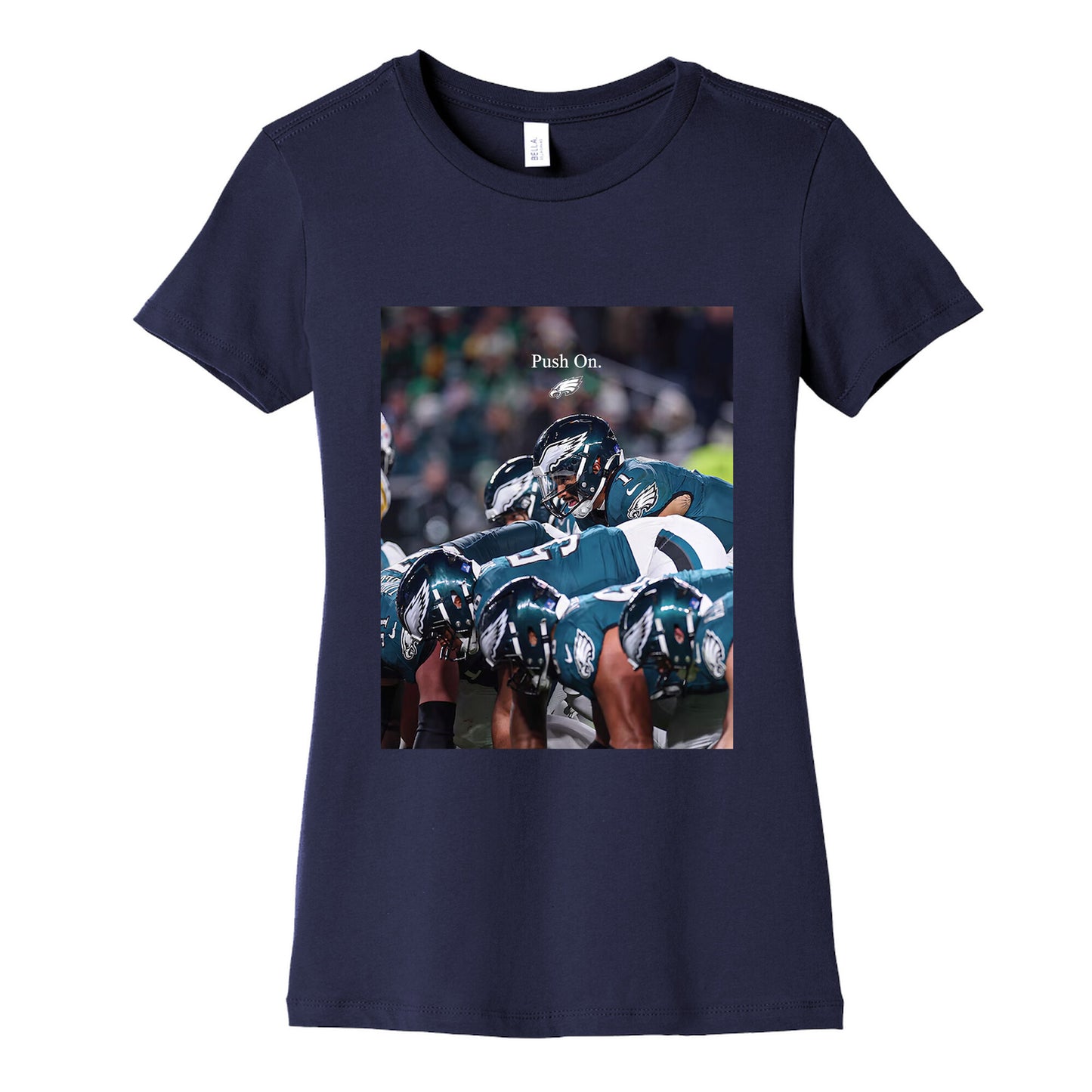 Eagles Push On Womens Cotton Tee