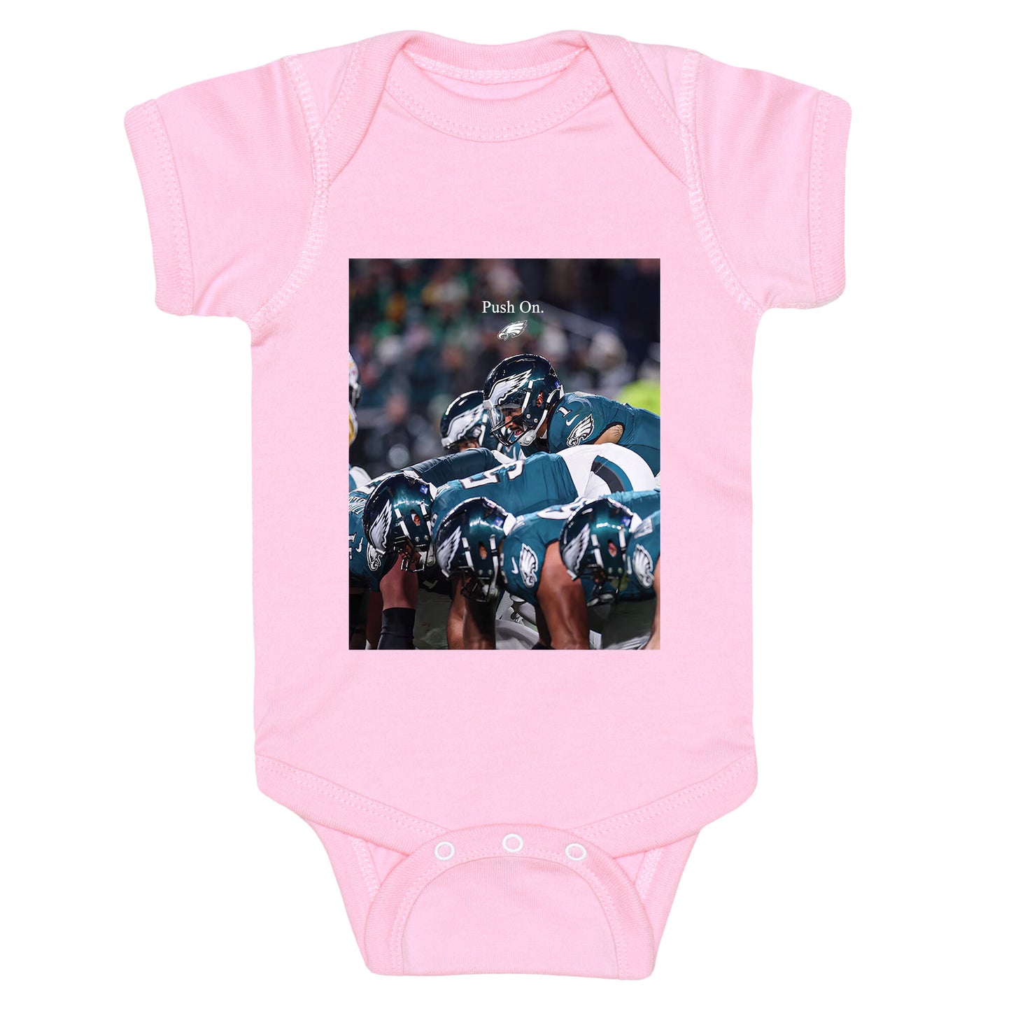 Eagles Push On Baby One-Piece