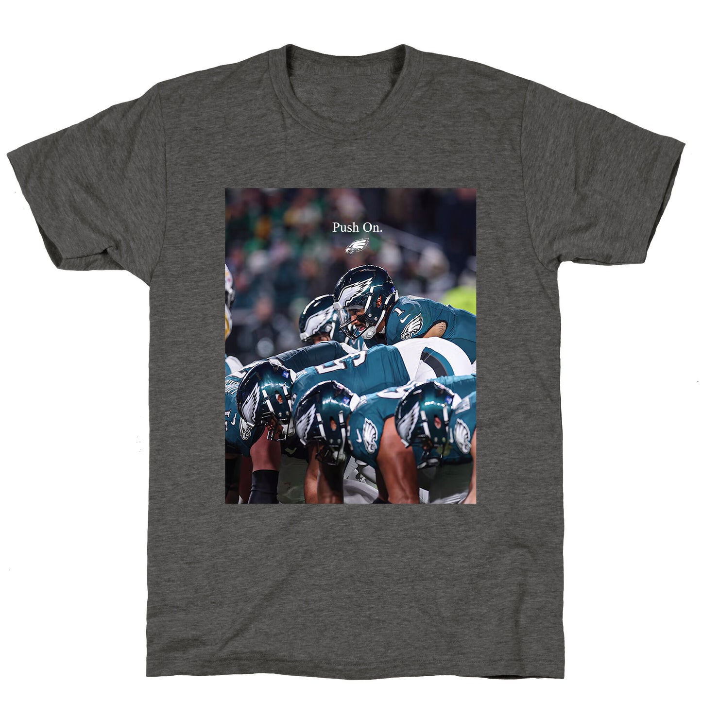 Eagles Push On Unisex Triblend Tee