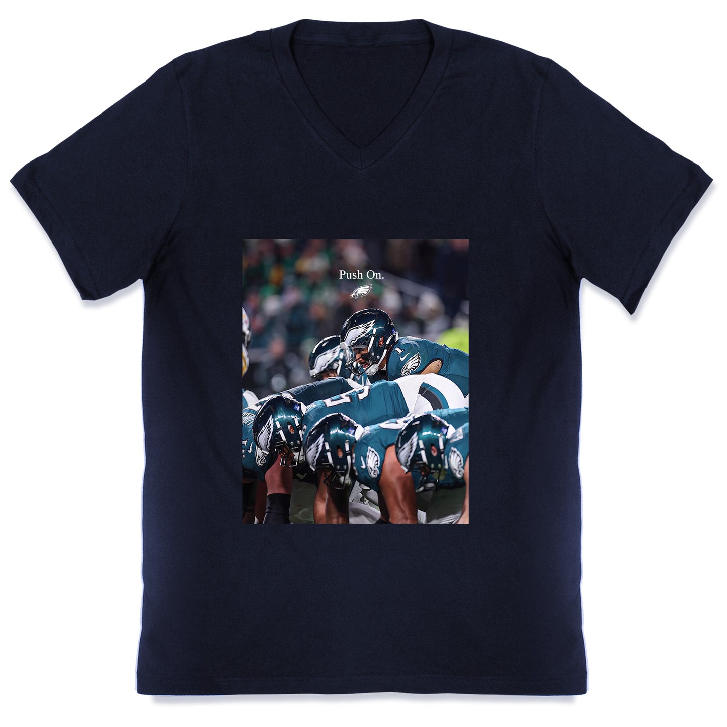 Eagles Push On V-Neck