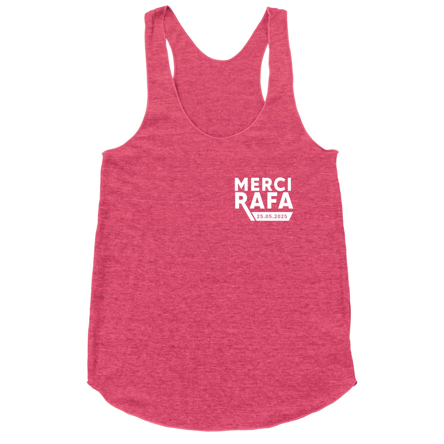 Merci Rafa Racerback Tank