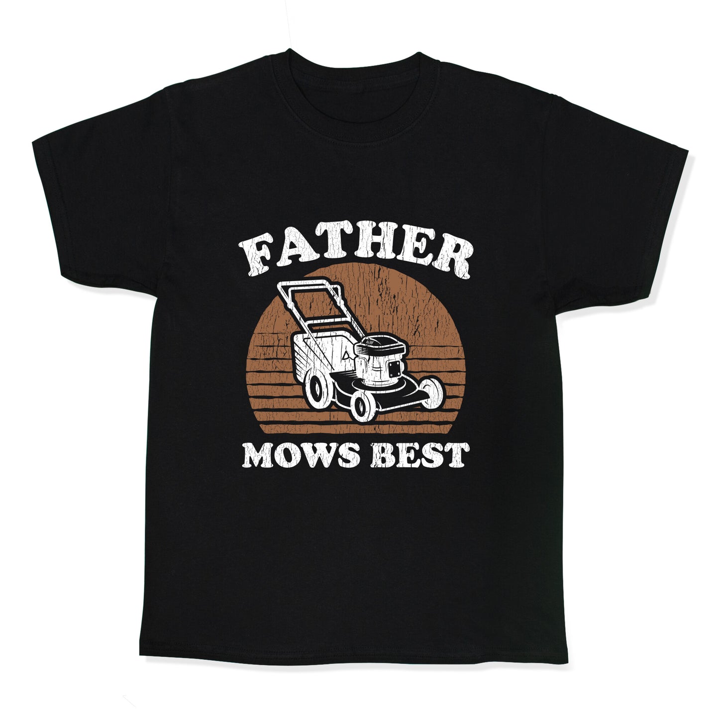 Father Mows Best Fathers Day Kids Tee