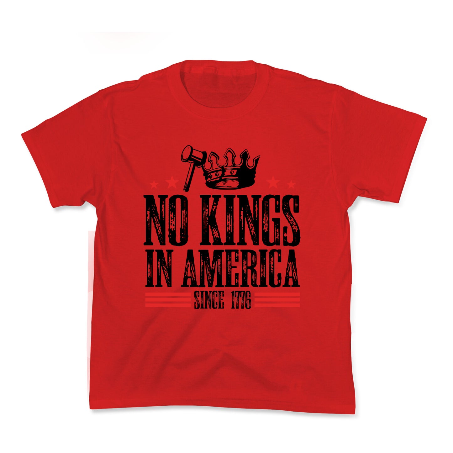 No Kings In America Kids Tee