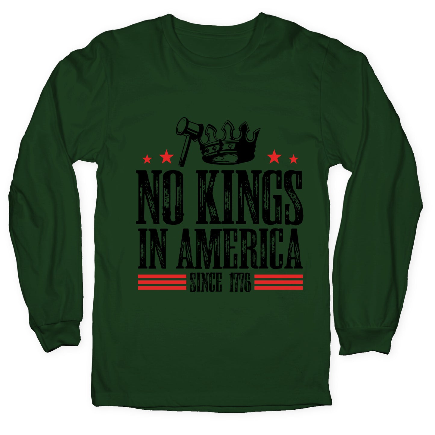 No Kings In America Longsleeve Tee