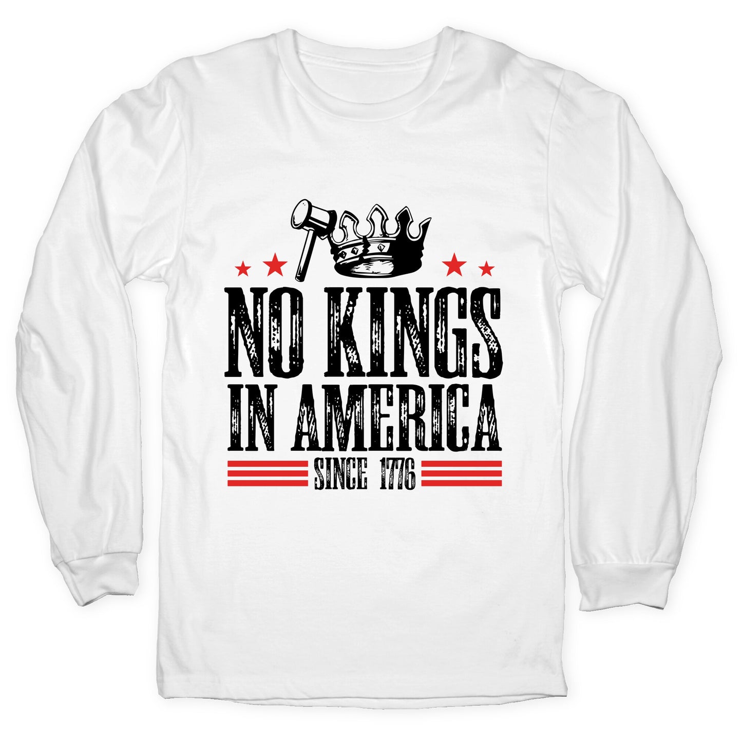 No Kings In America Longsleeve Tee