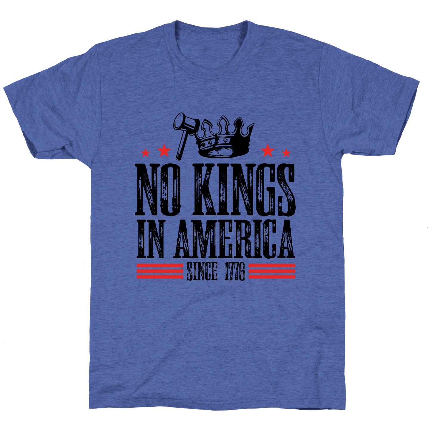 No Kings In America Unisex Triblend Tee