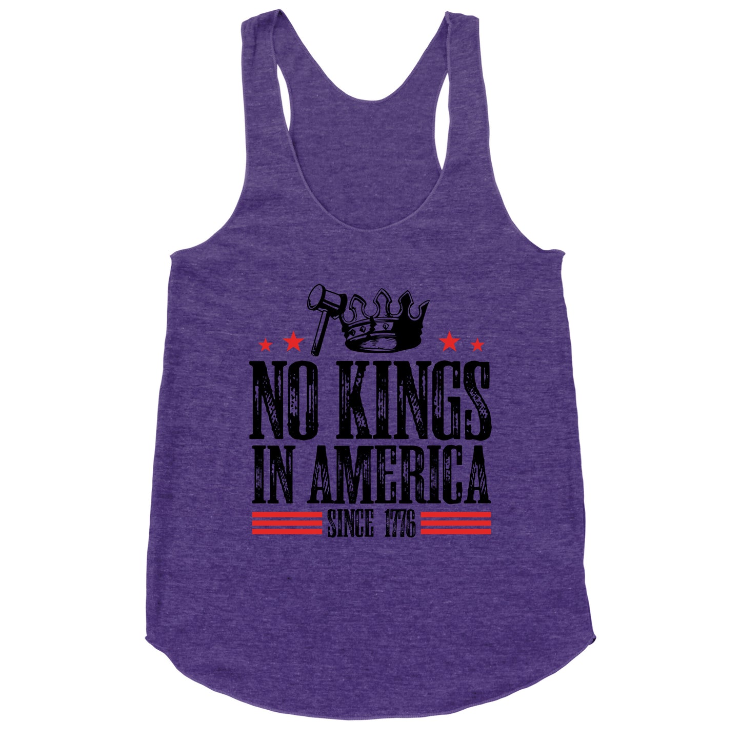 No Kings In America Racerback Tank