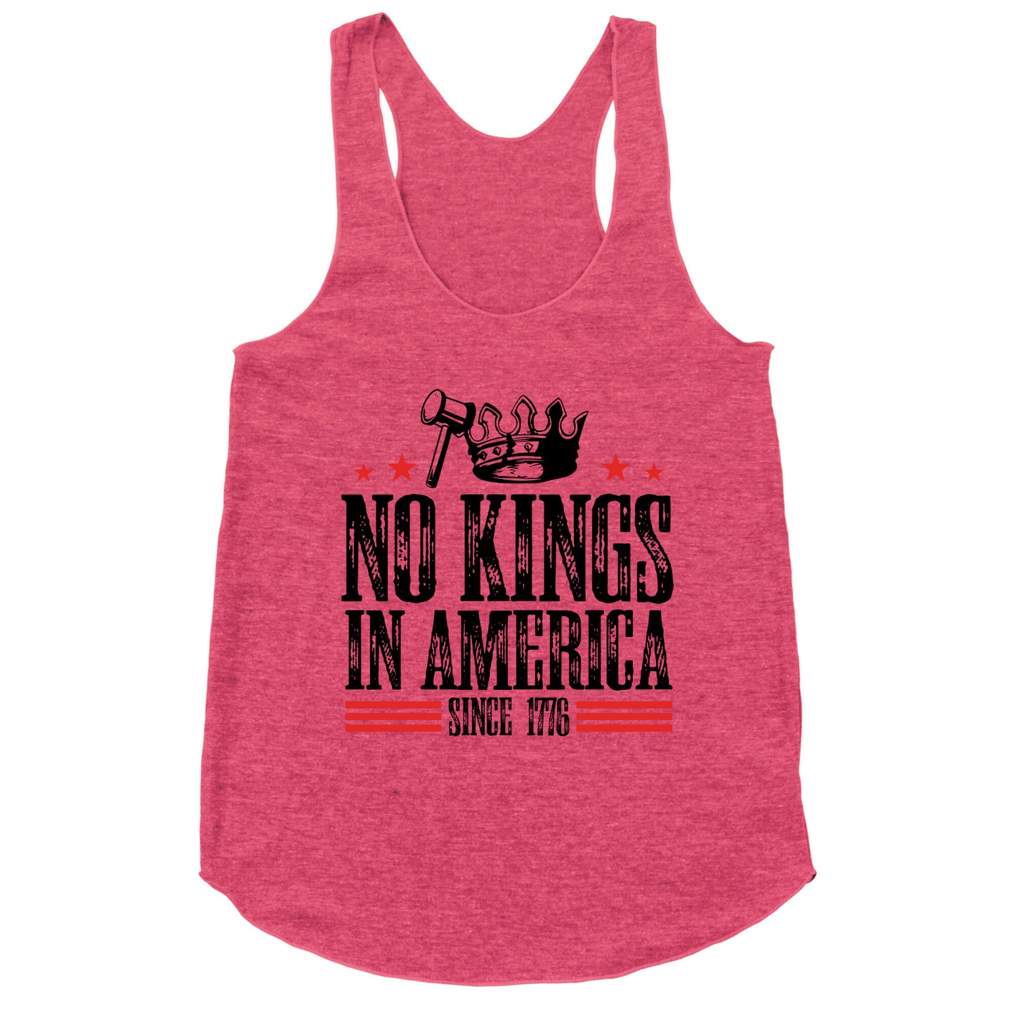 No Kings In America Racerback Tank
